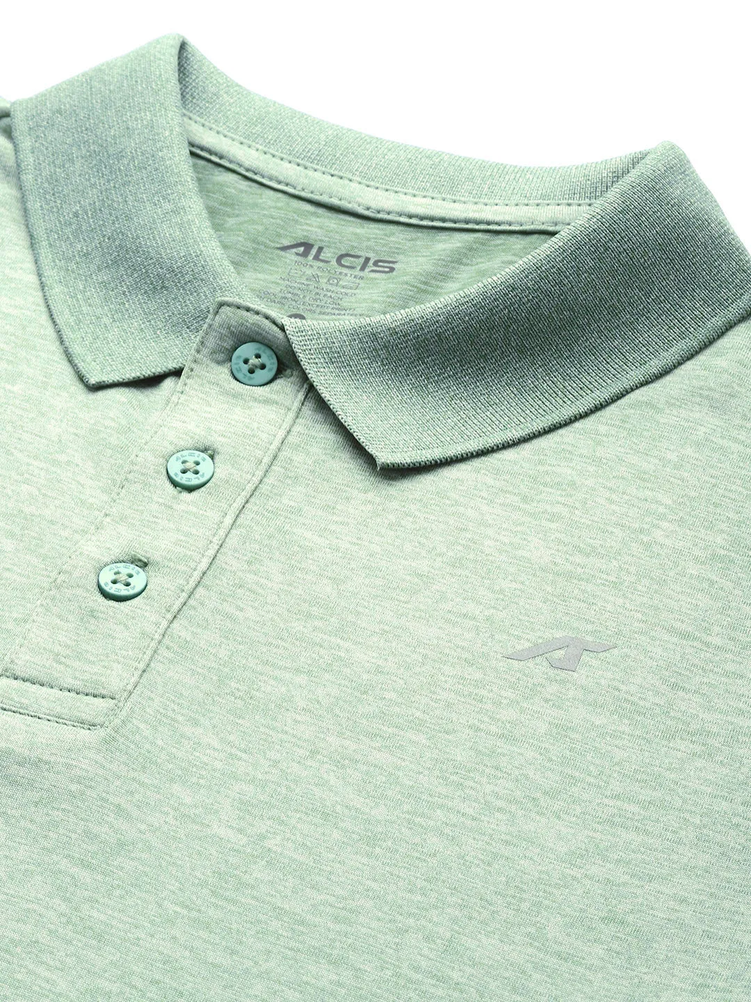 Alcis Men Polo Collar Anti Static Slim Fit Sports T-shirt