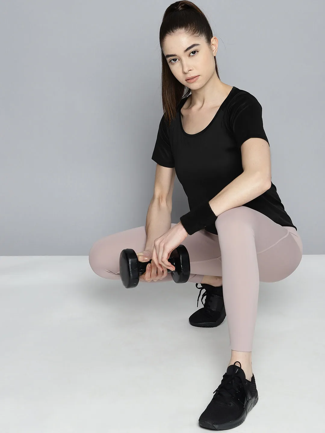 Alcis Women Anti Static Slim Fit Sports Wonder T-shirt