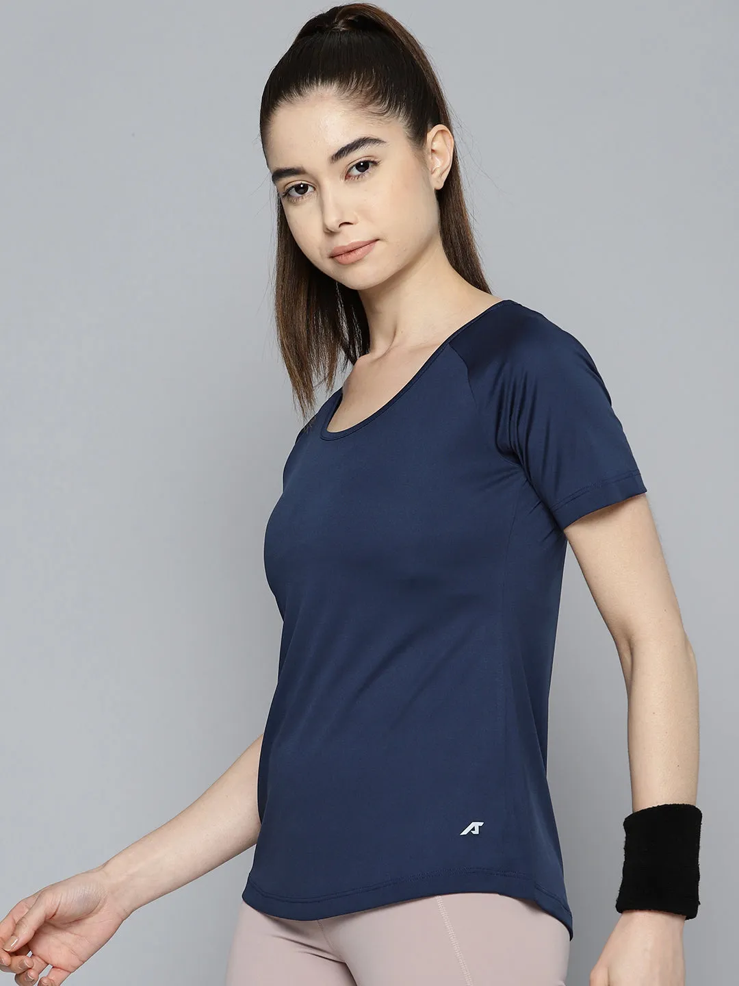 Alcis Women Anti Static Slim Fit Sports Wonder T-shirt