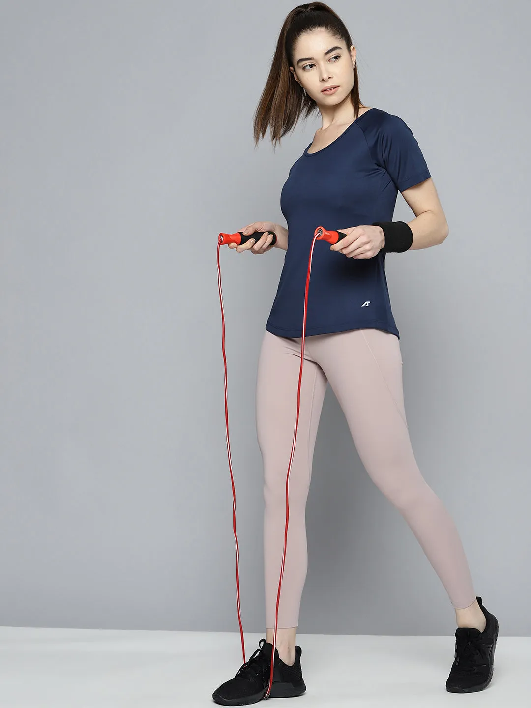 Alcis Women Anti Static Slim Fit Sports Wonder T-shirt