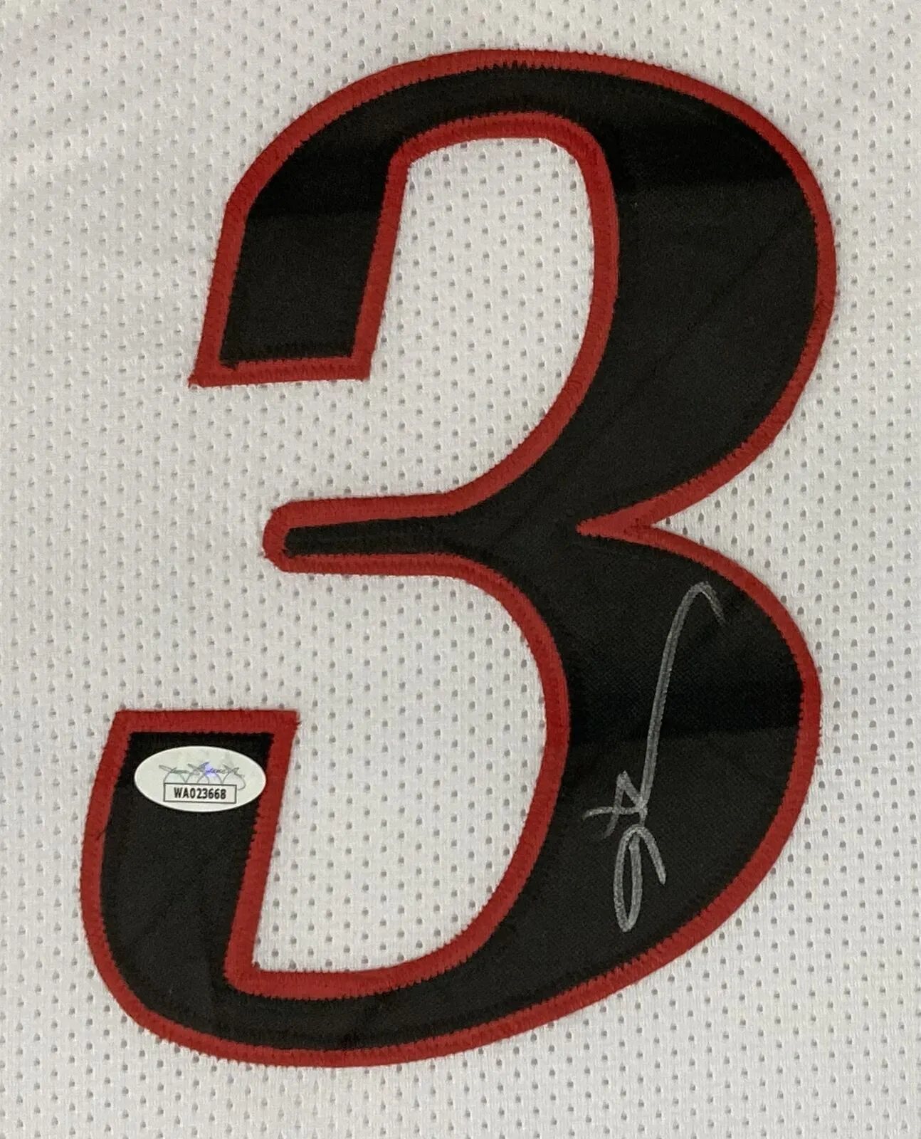 Allen Iverson Signed Framed Custom White Pro-Style Basketball Jersey JSA