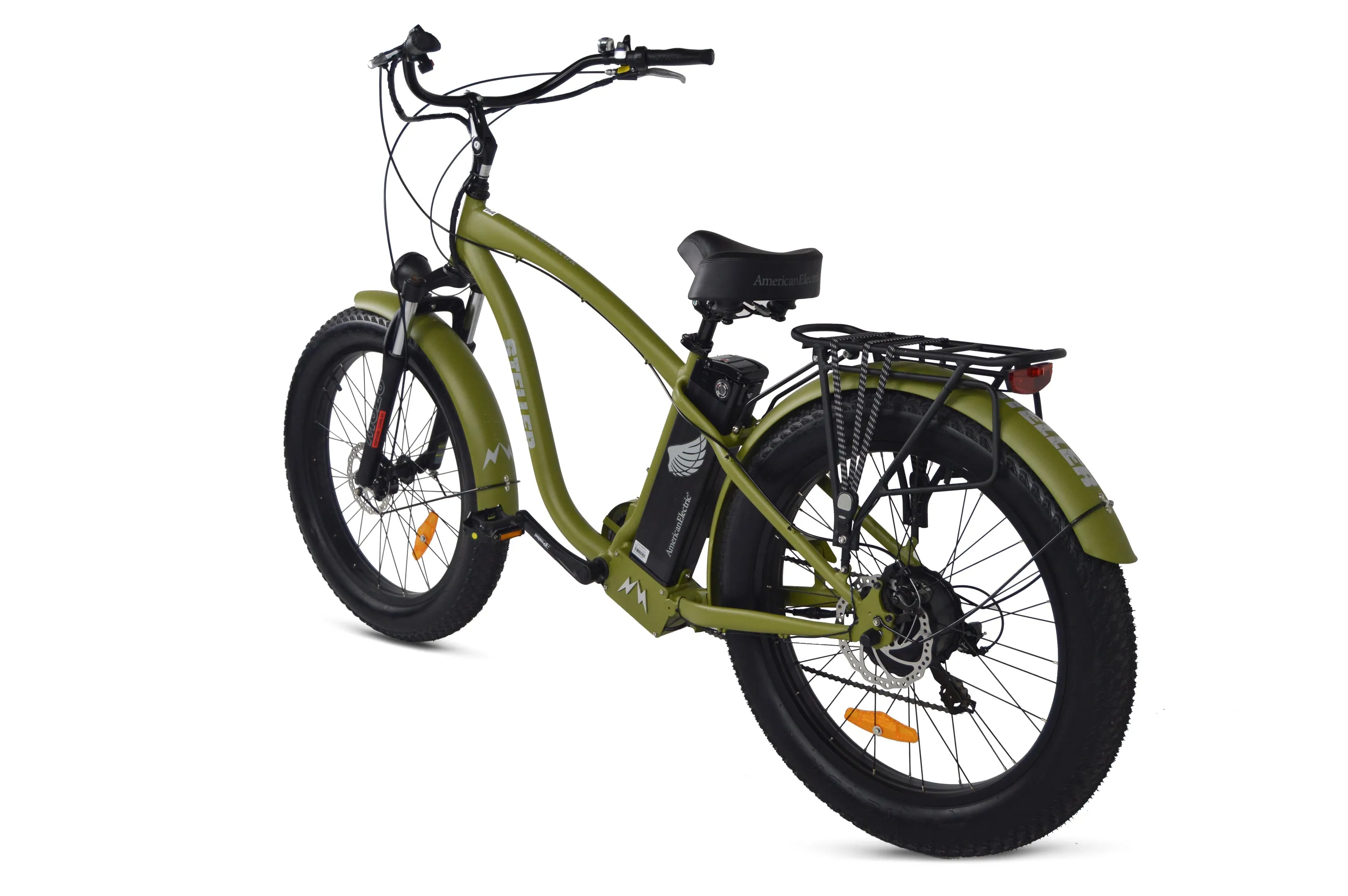 American Electric STELLER Fat Tire Crossbar Electric Bike - from DT Scooters