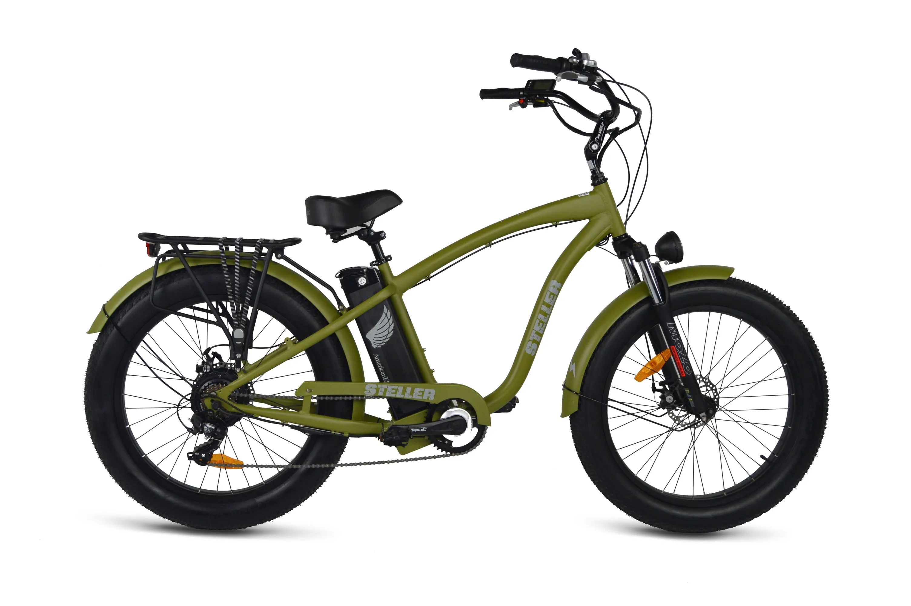 American Electric STELLER Fat Tire Crossbar Electric Bike - from DT Scooters