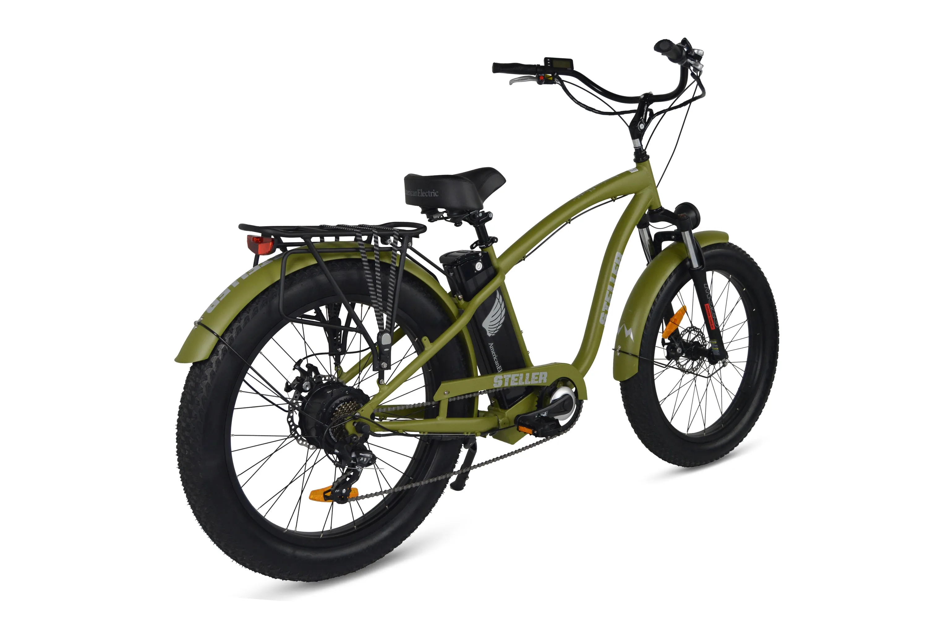 American Electric STELLER Fat Tire Crossbar Electric Bike - from DT Scooters