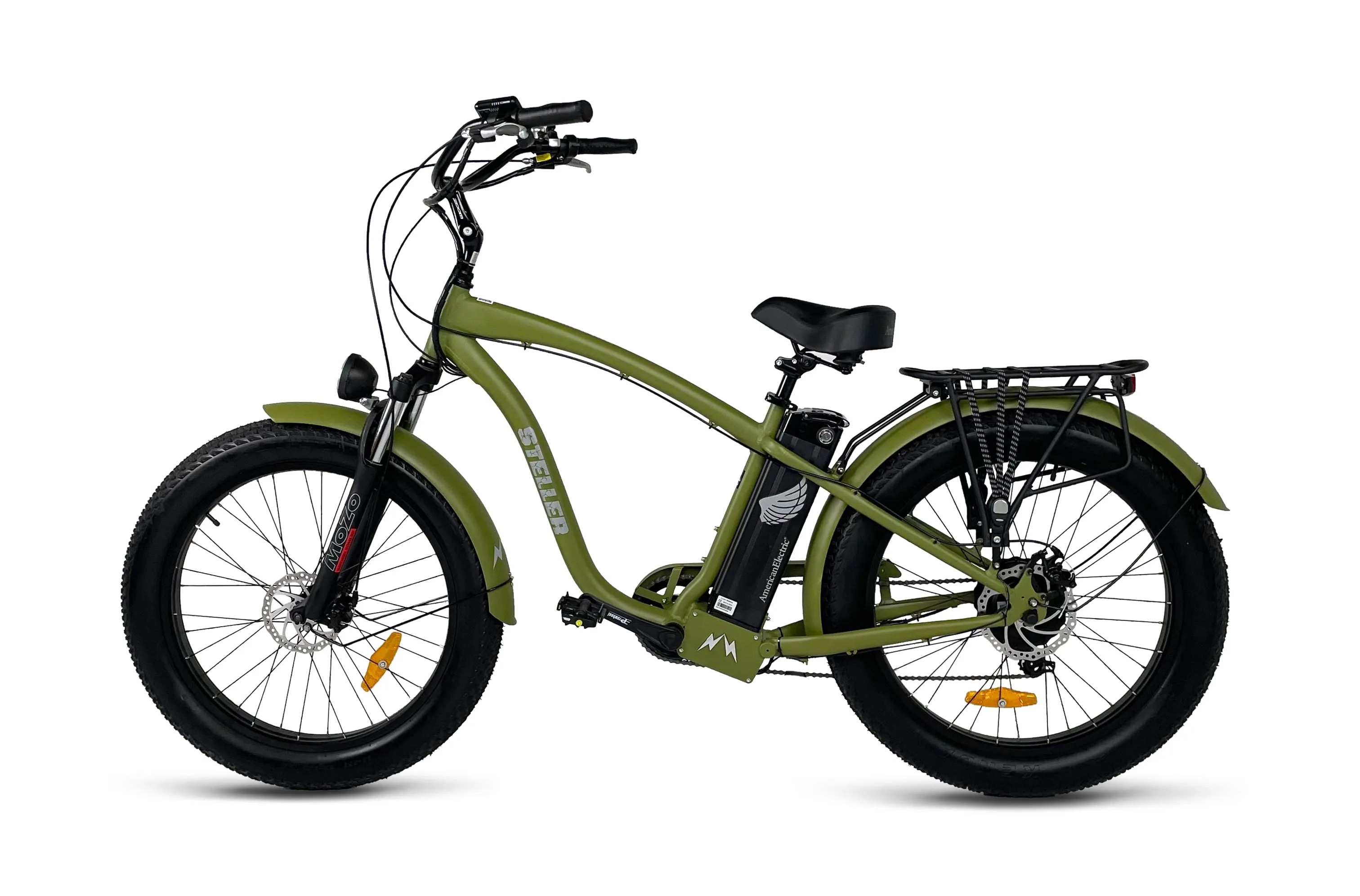 American Electric STELLER Fat Tire Crossbar Electric Bike - from DT Scooters