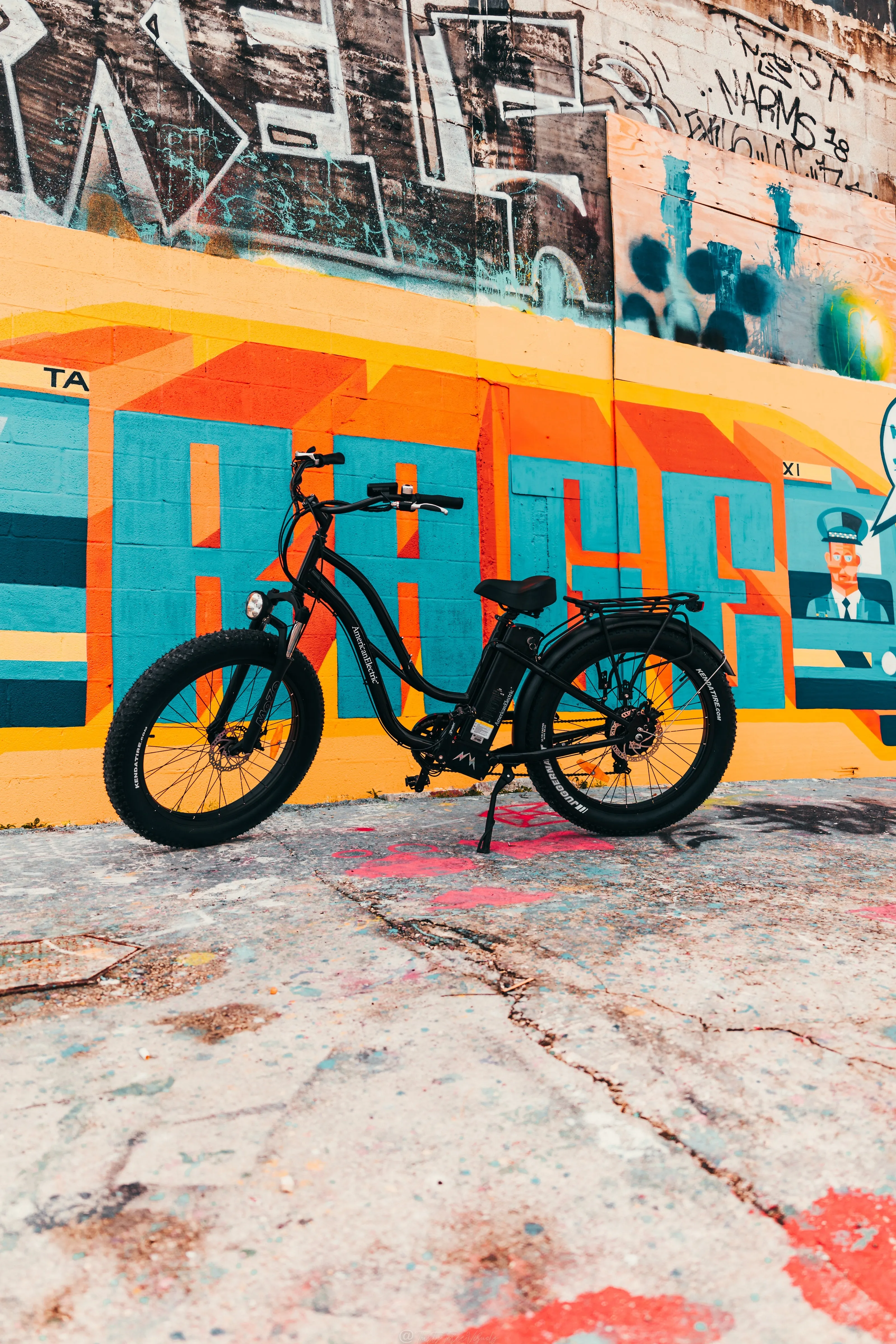 American Electric STELLER Fat Tire Step Thru Electric Bike - from DT Scooters