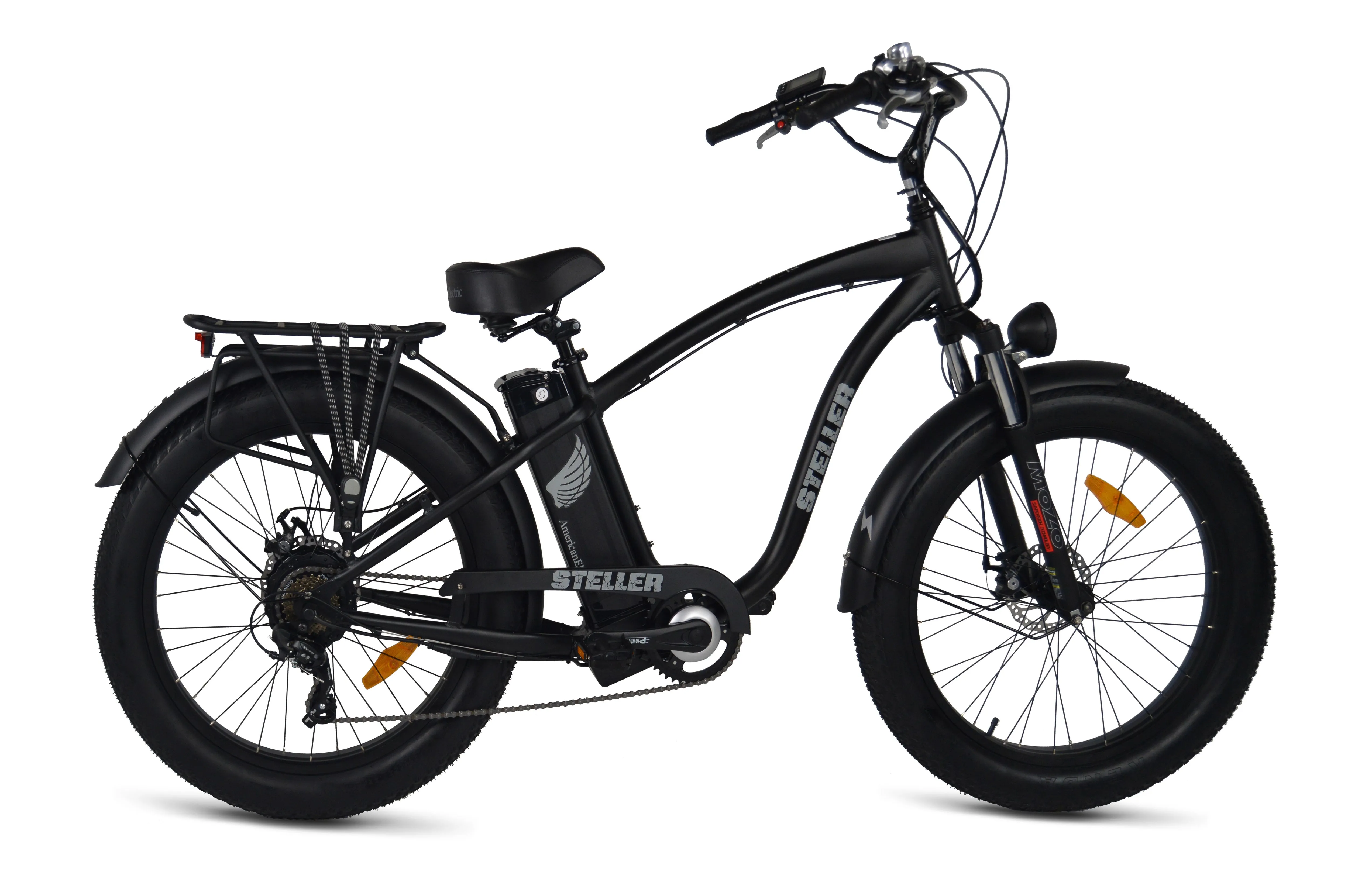 American Electric STELLER Fat Tire Step Thru Electric Bike - from DT Scooters