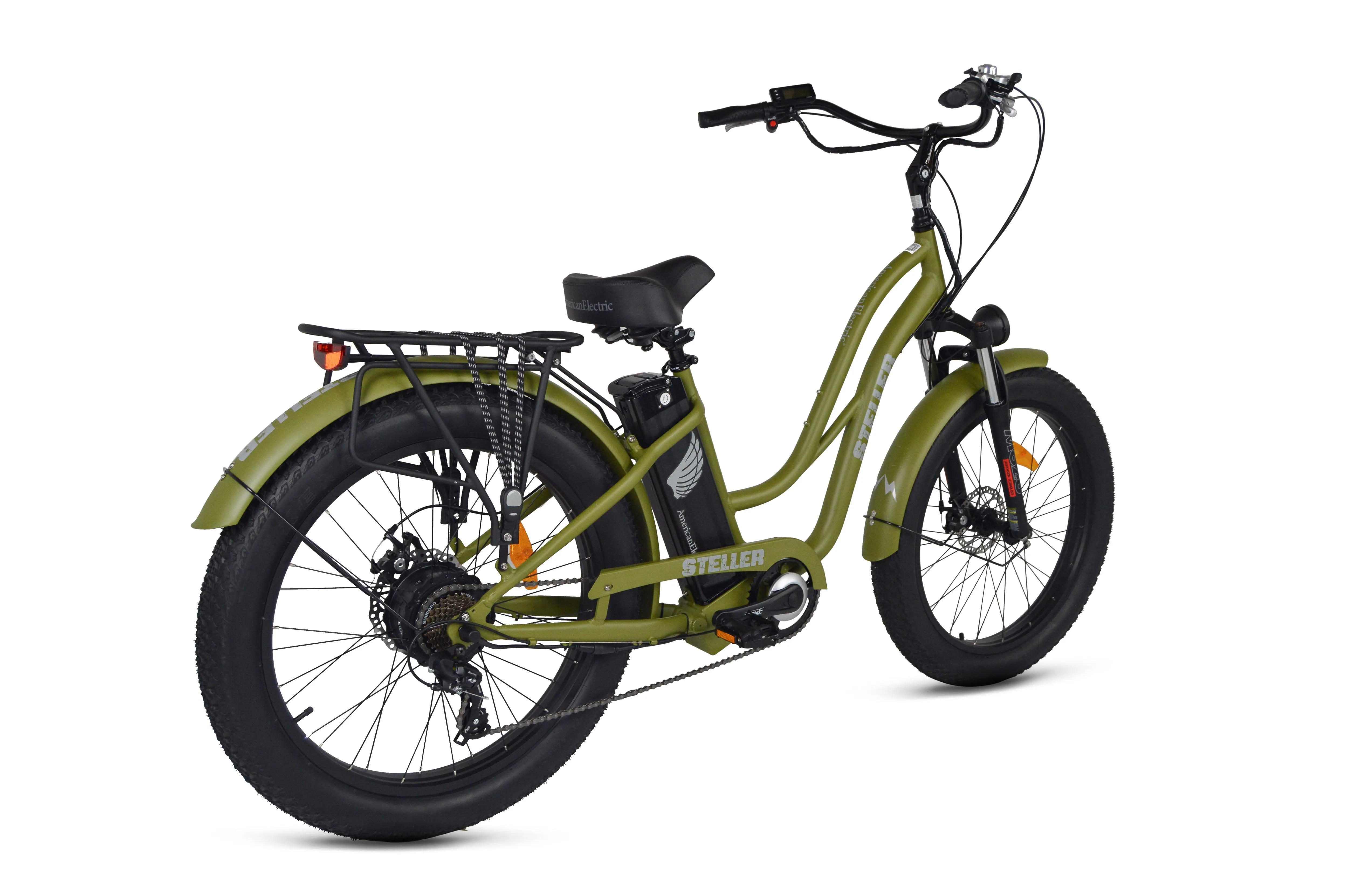 American Electric STELLER Fat Tire Step Thru Electric Bike - from DT Scooters