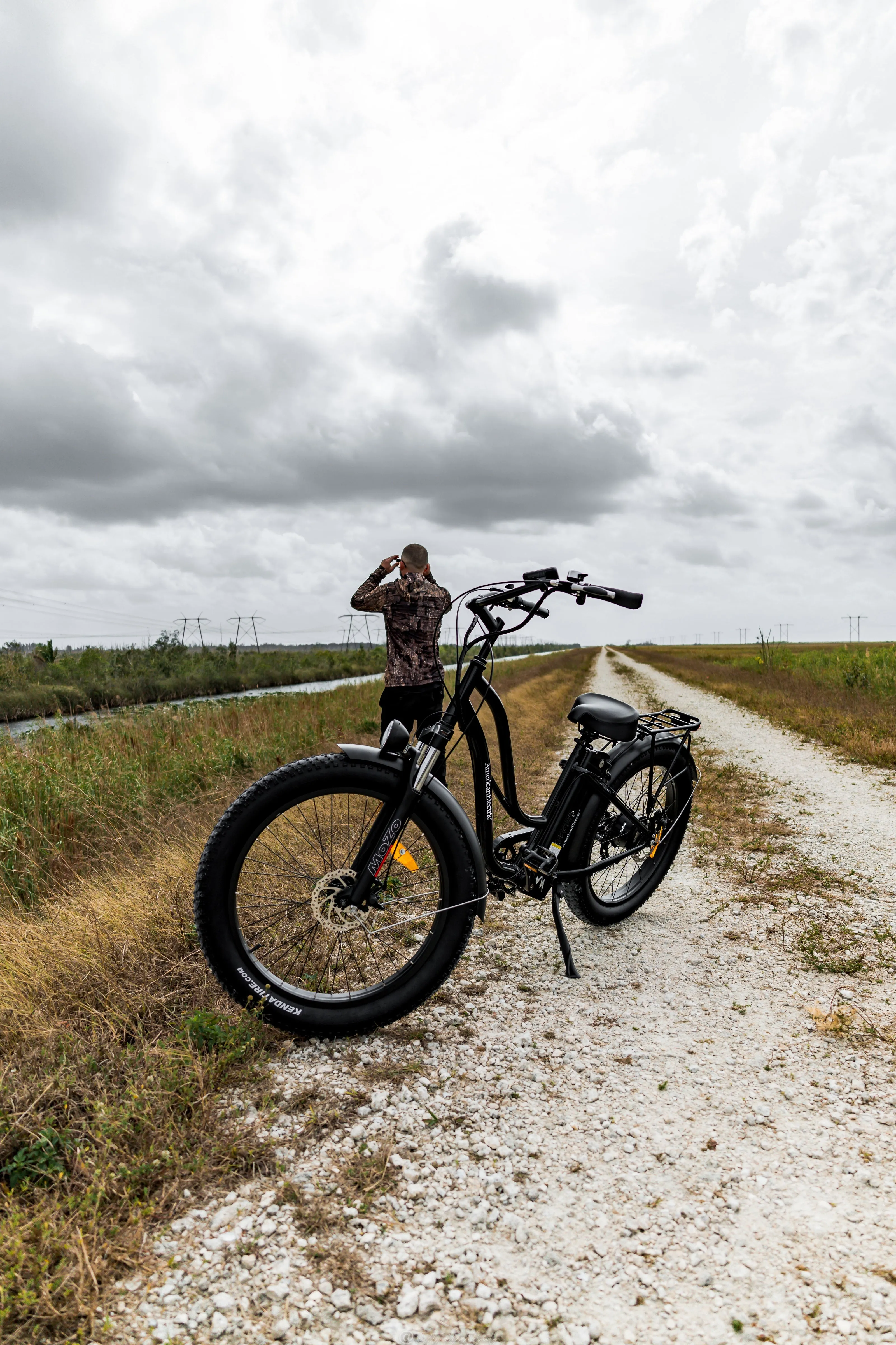 American Electric STELLER Fat Tire Step Thru Electric Bike - from DT Scooters
