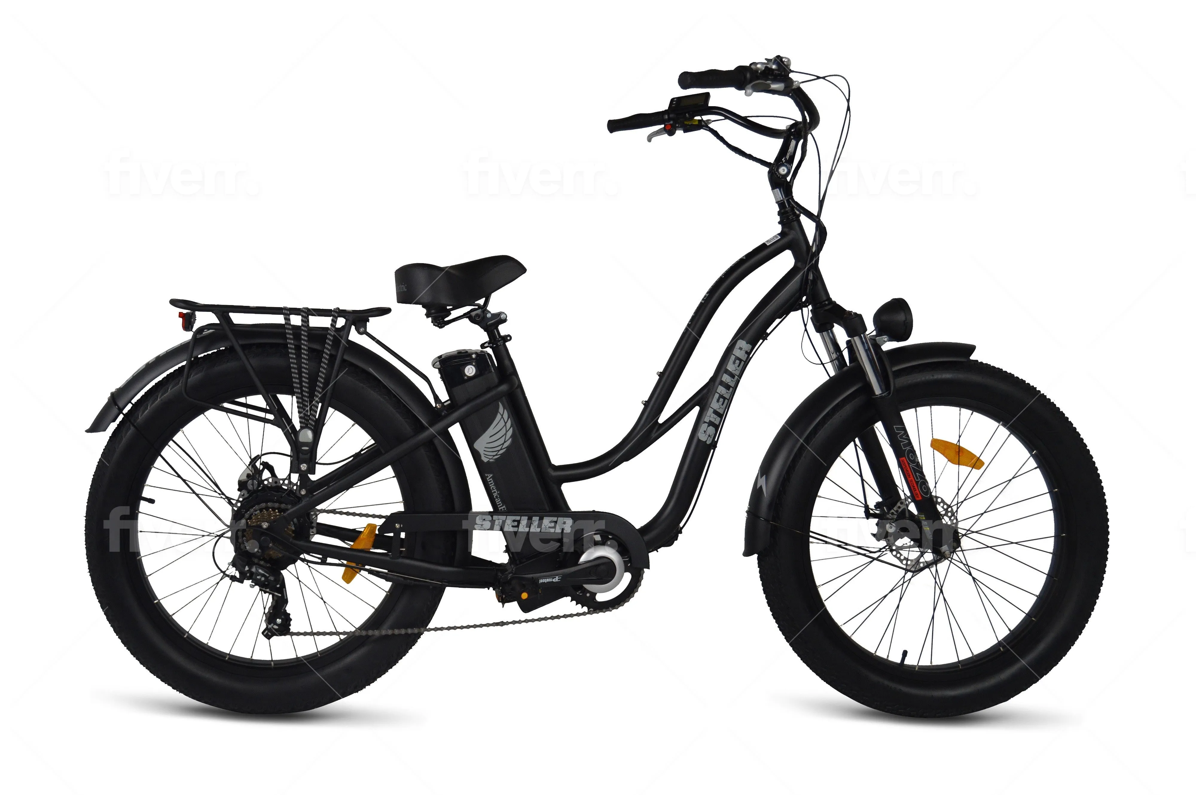 American Electric STELLER Fat Tire Step Thru Electric Bike - from DT Scooters