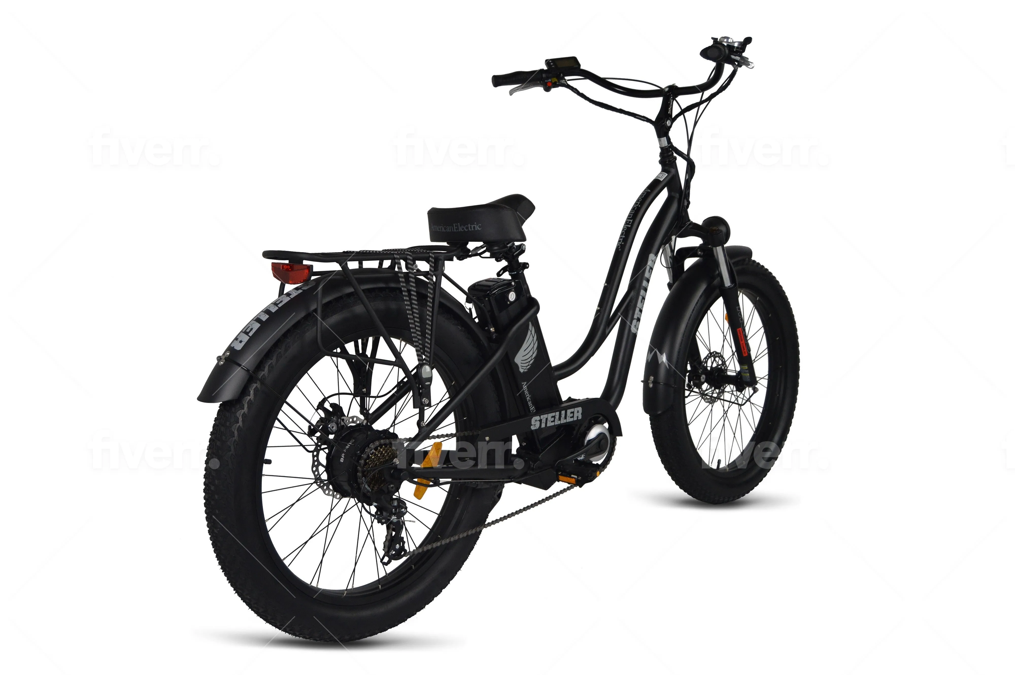 American Electric STELLER Fat Tire Step Thru Electric Bike - from DT Scooters
