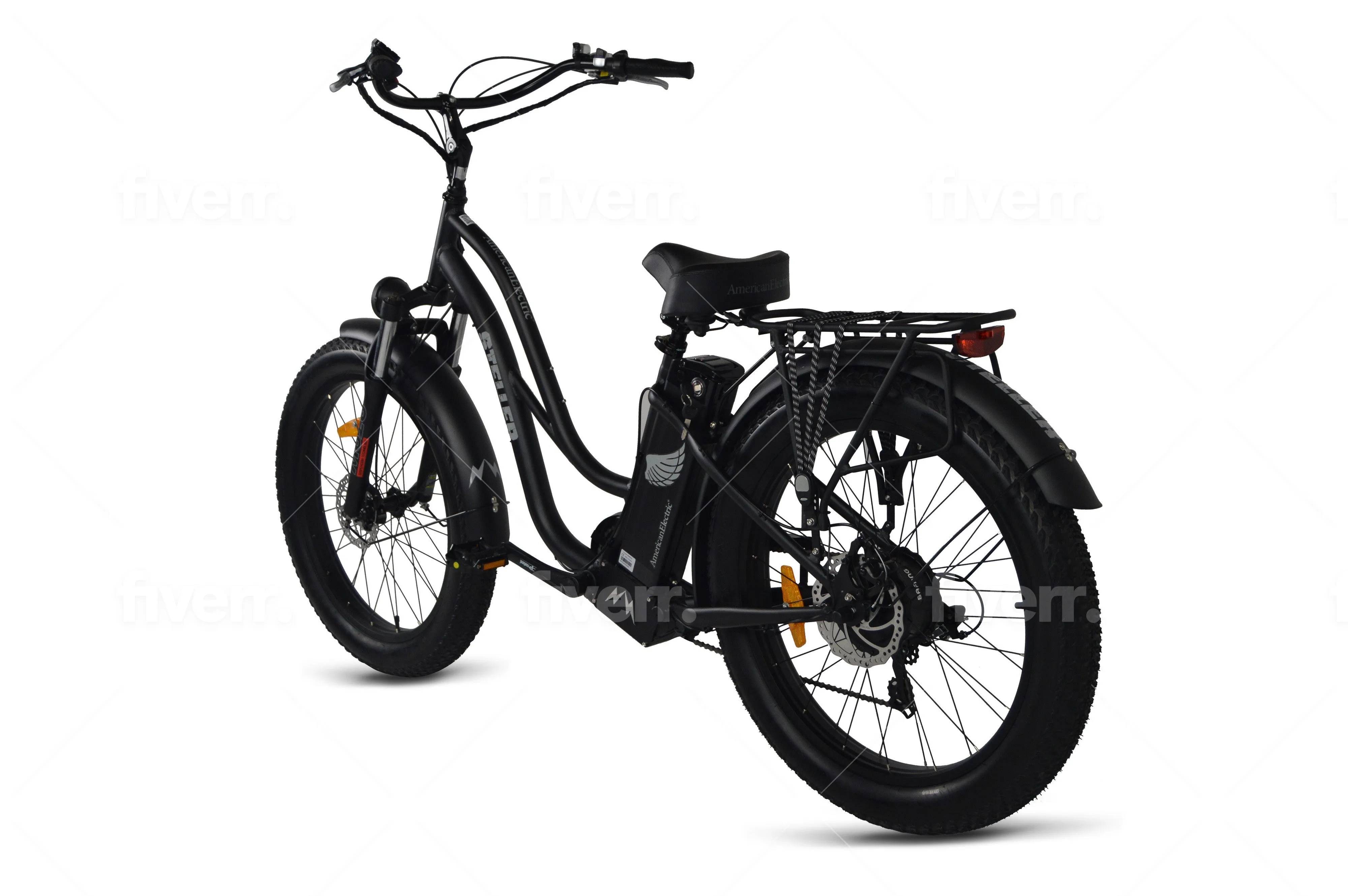 American Electric STELLER Fat Tire Step Thru Electric Bike - from DT Scooters