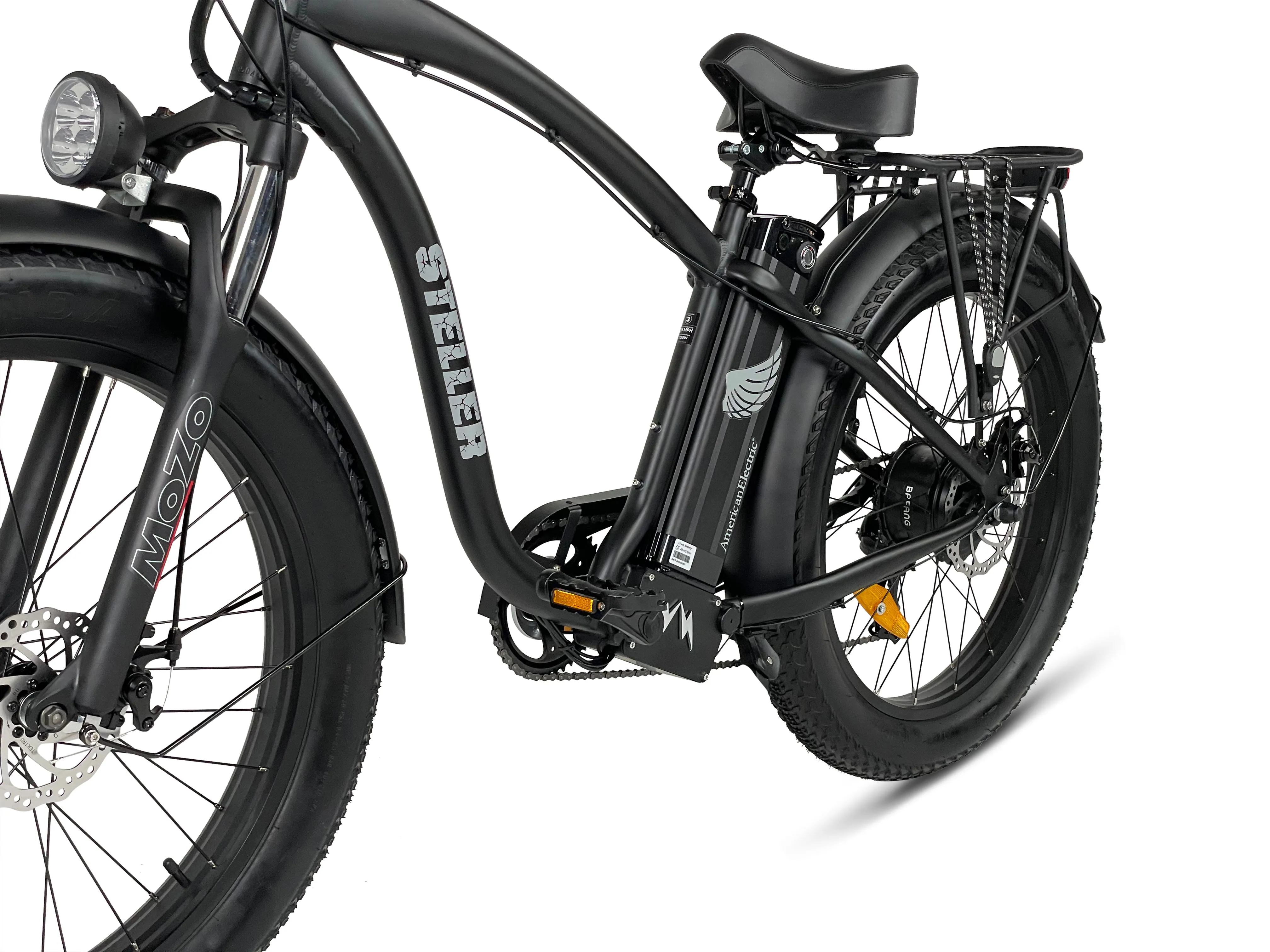 American Electric STELLER Fat Tire Step Thru Electric Bike - from DT Scooters