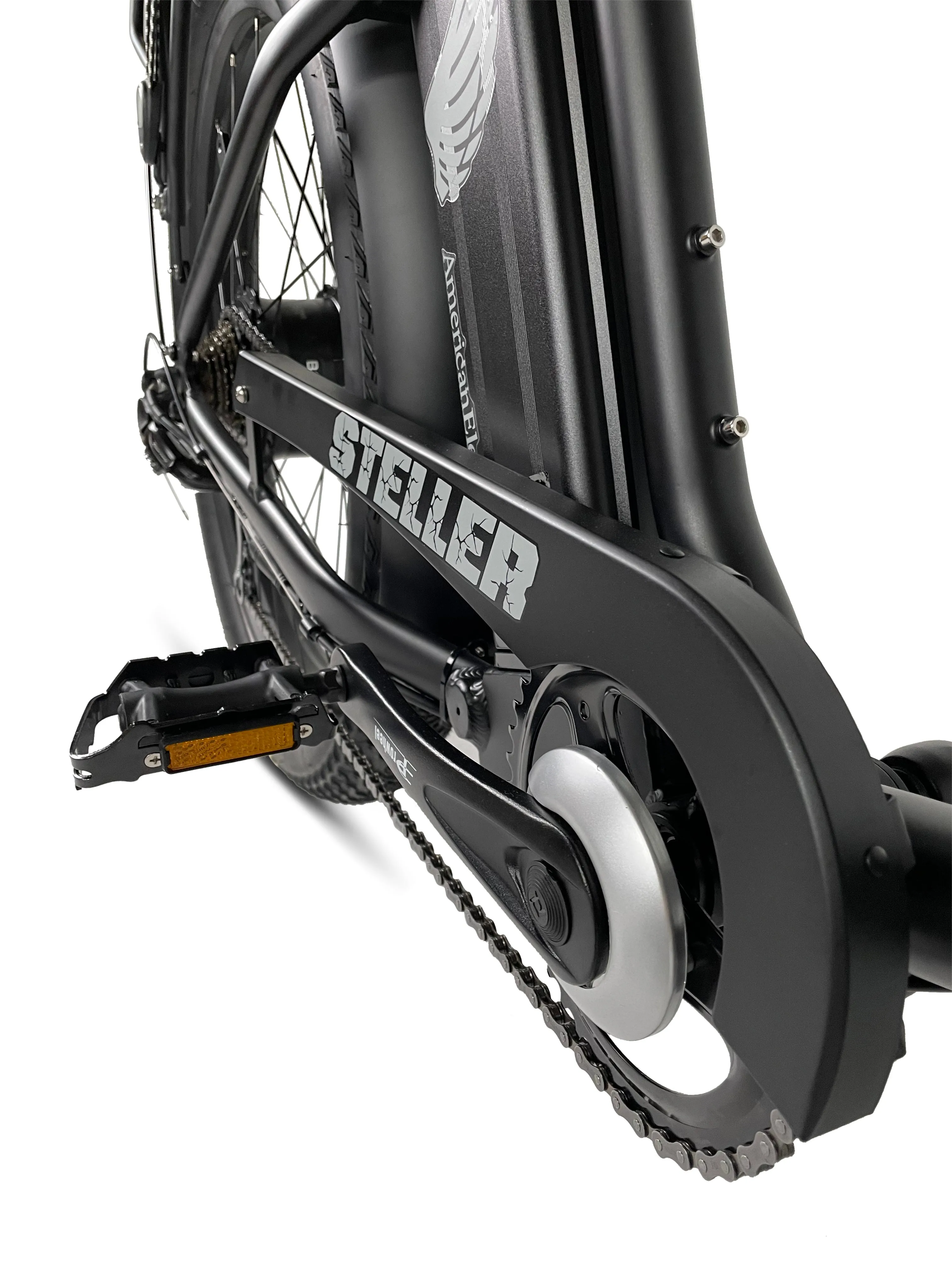 American Electric STELLER Fat Tire Step Thru Electric Bike - from DT Scooters
