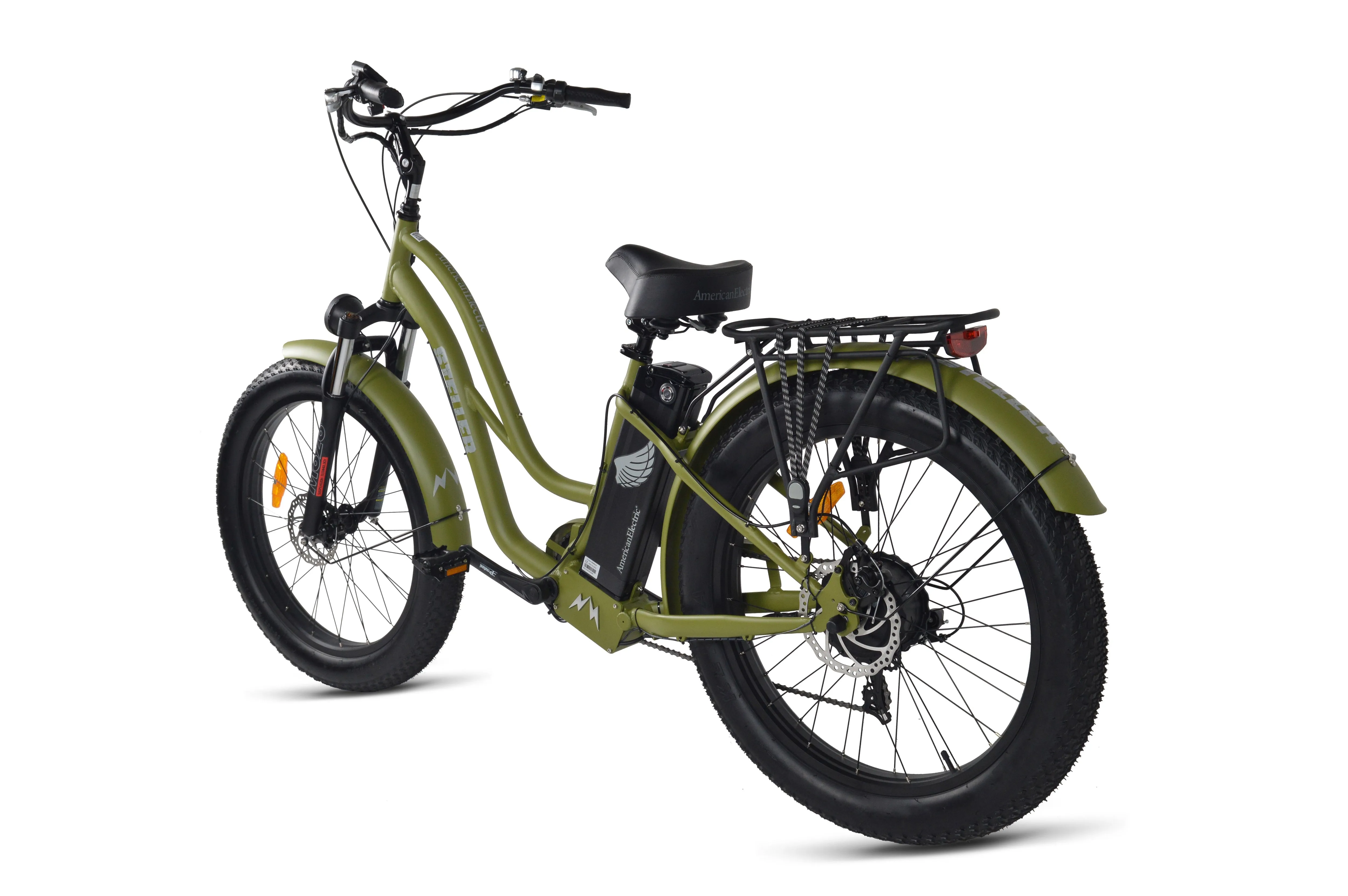 American Electric STELLER Fat Tire Step Thru Electric Bike - from DT Scooters