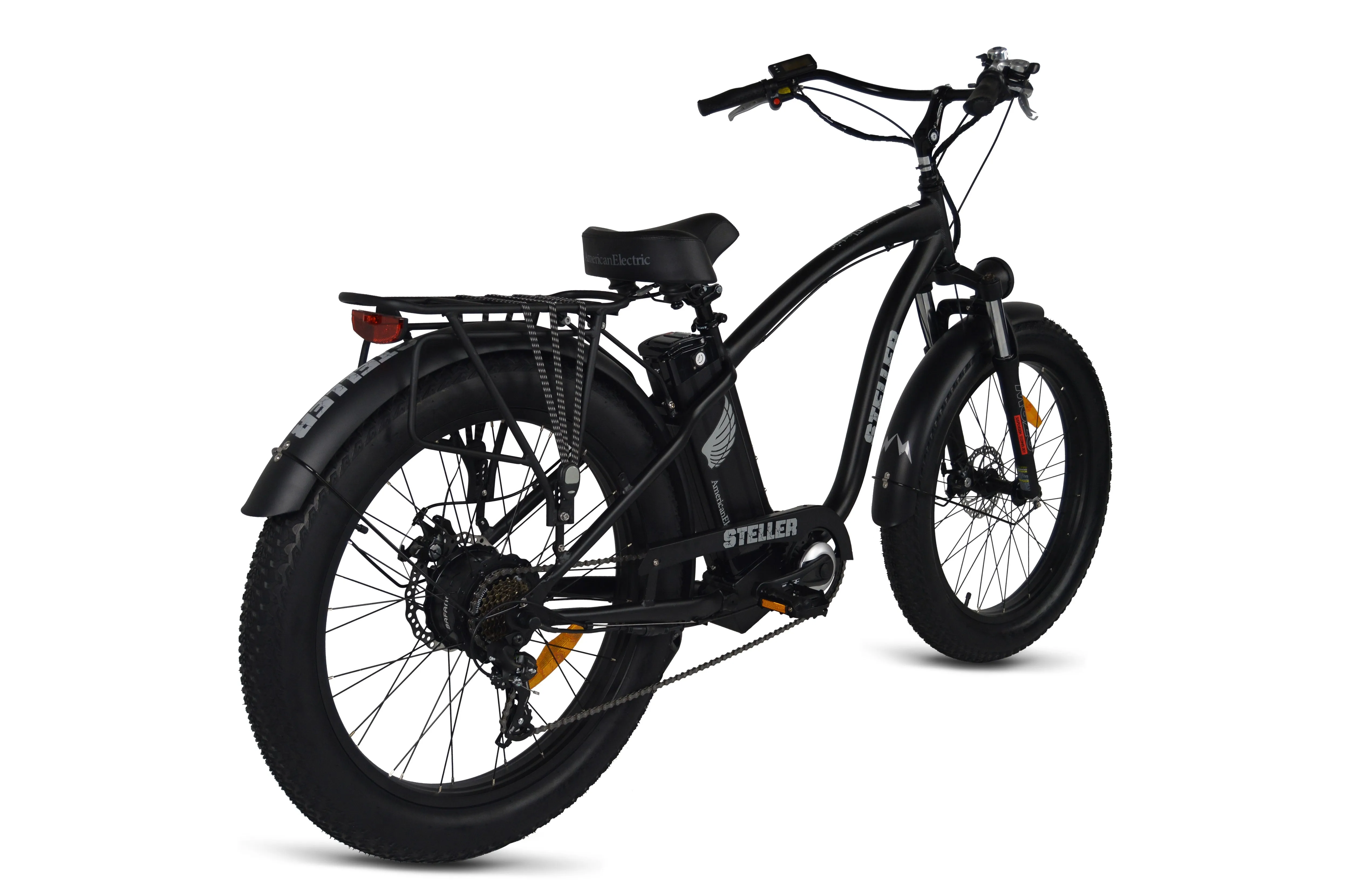 American Electric STELLER Fat Tire Step Thru Electric Bike - from DT Scooters