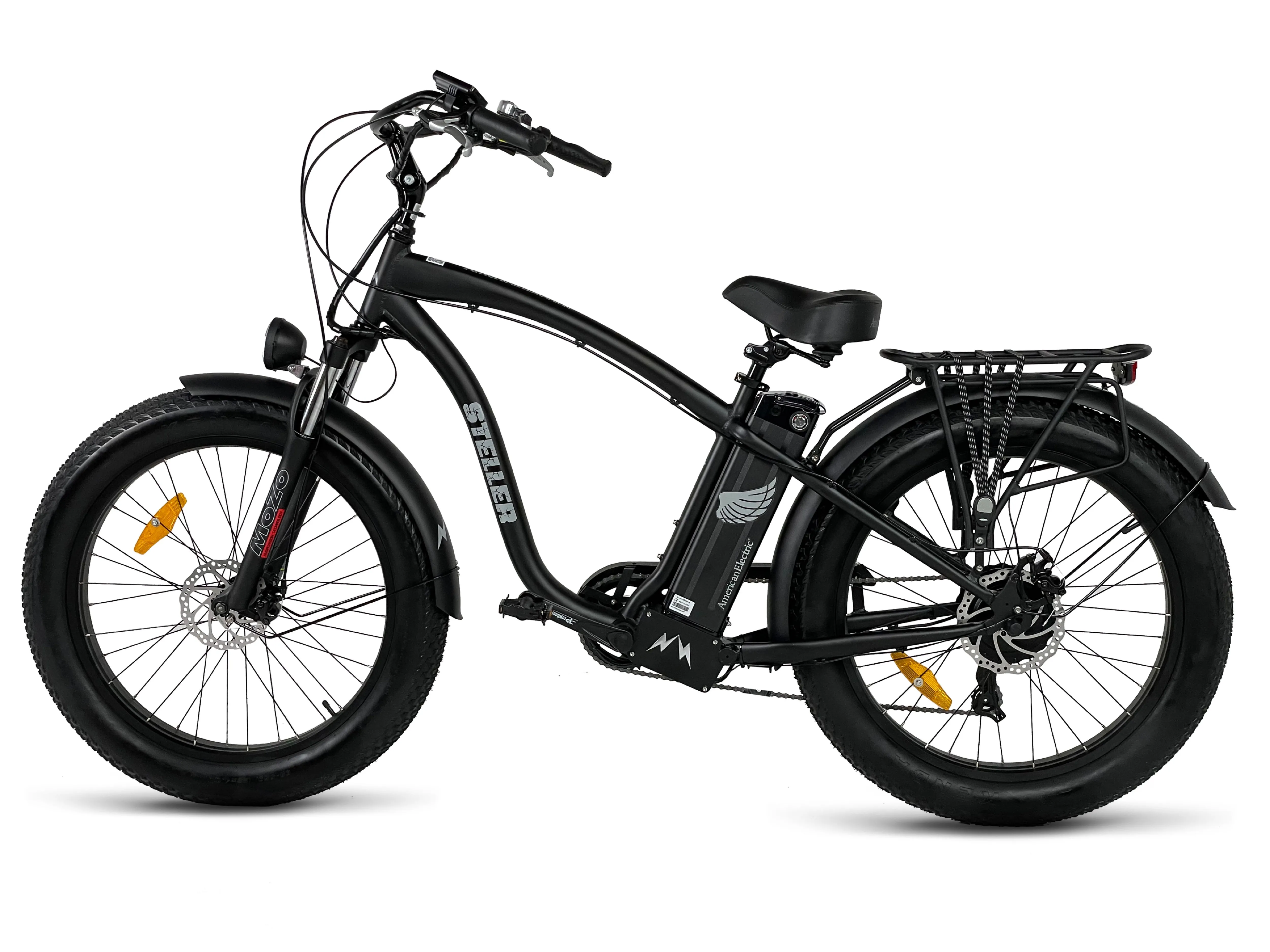 American Electric STELLER Fat Tire Step Thru Electric Bike - from DT Scooters