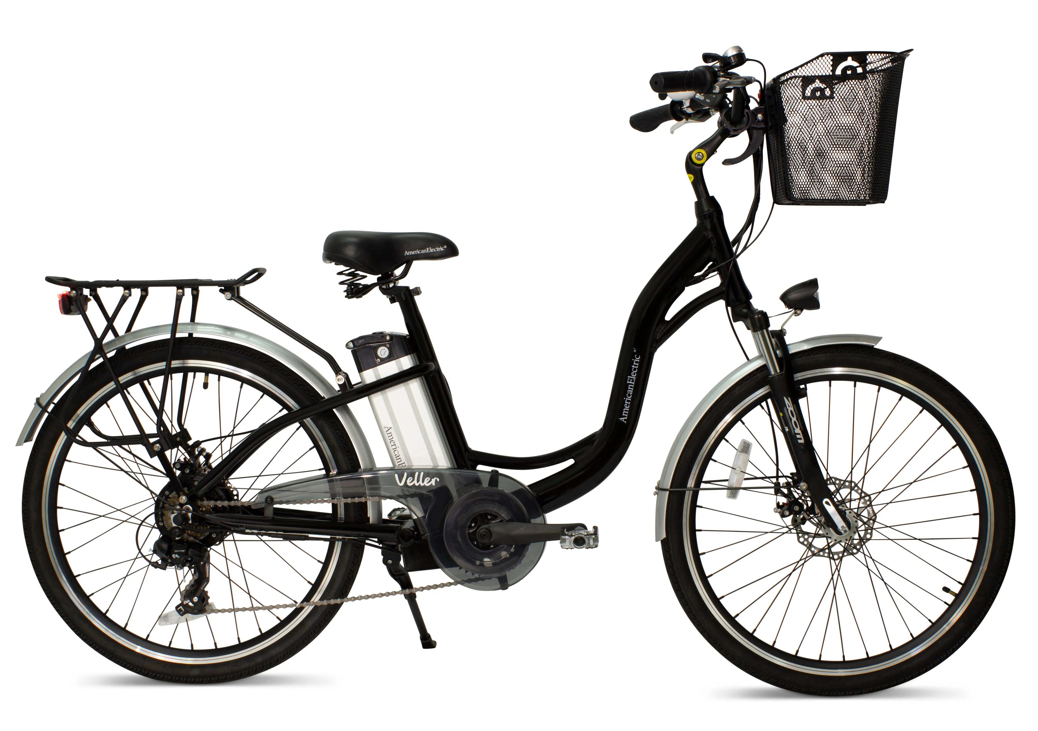 American Electric VELLER Step Thru Cruiser Electric Bike - from DT Scooters