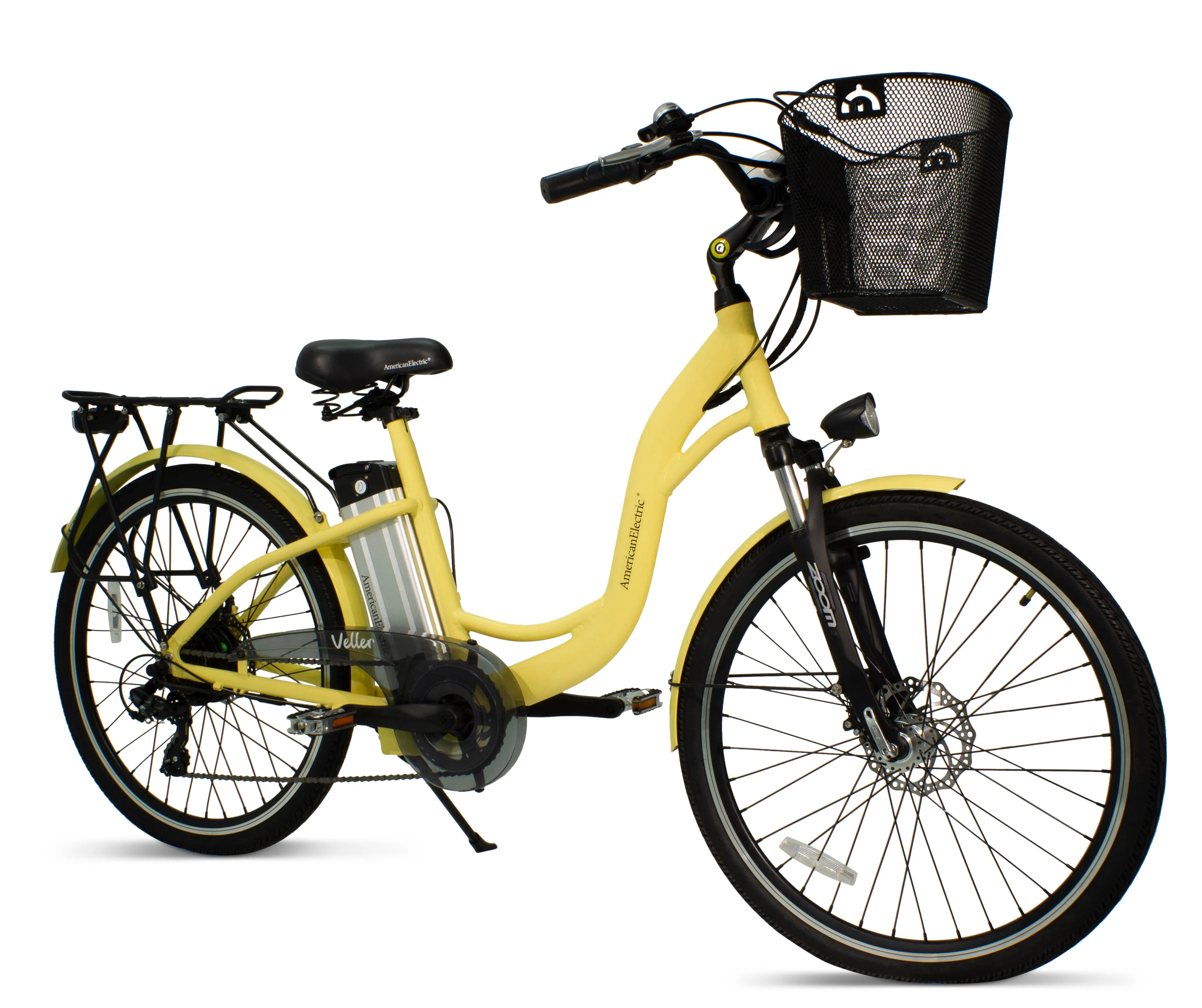 American Electric VELLER Step Thru Cruiser Electric Bike - from DT Scooters