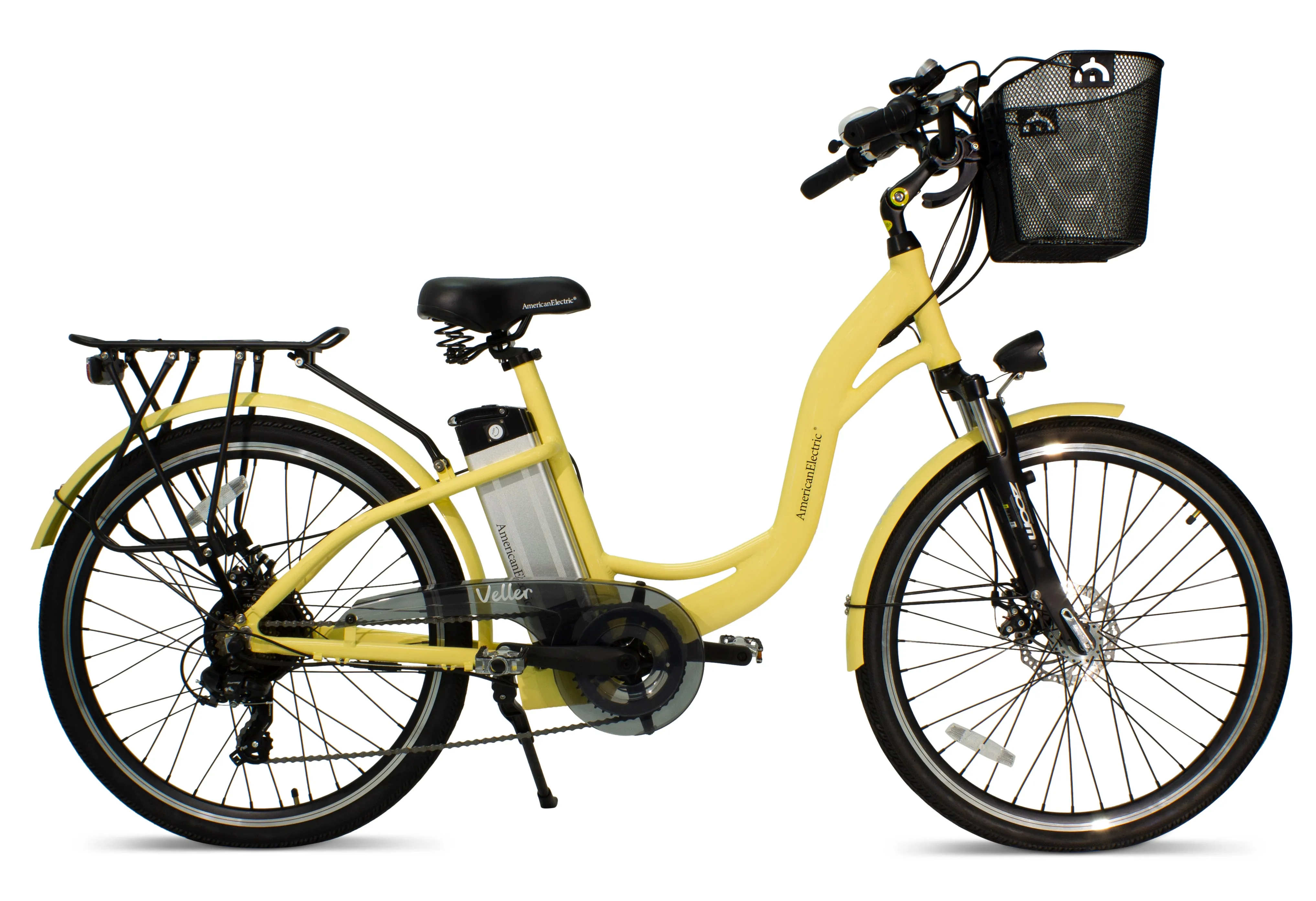 American Electric VELLER Step Thru Cruiser Electric Bike - from DT Scooters