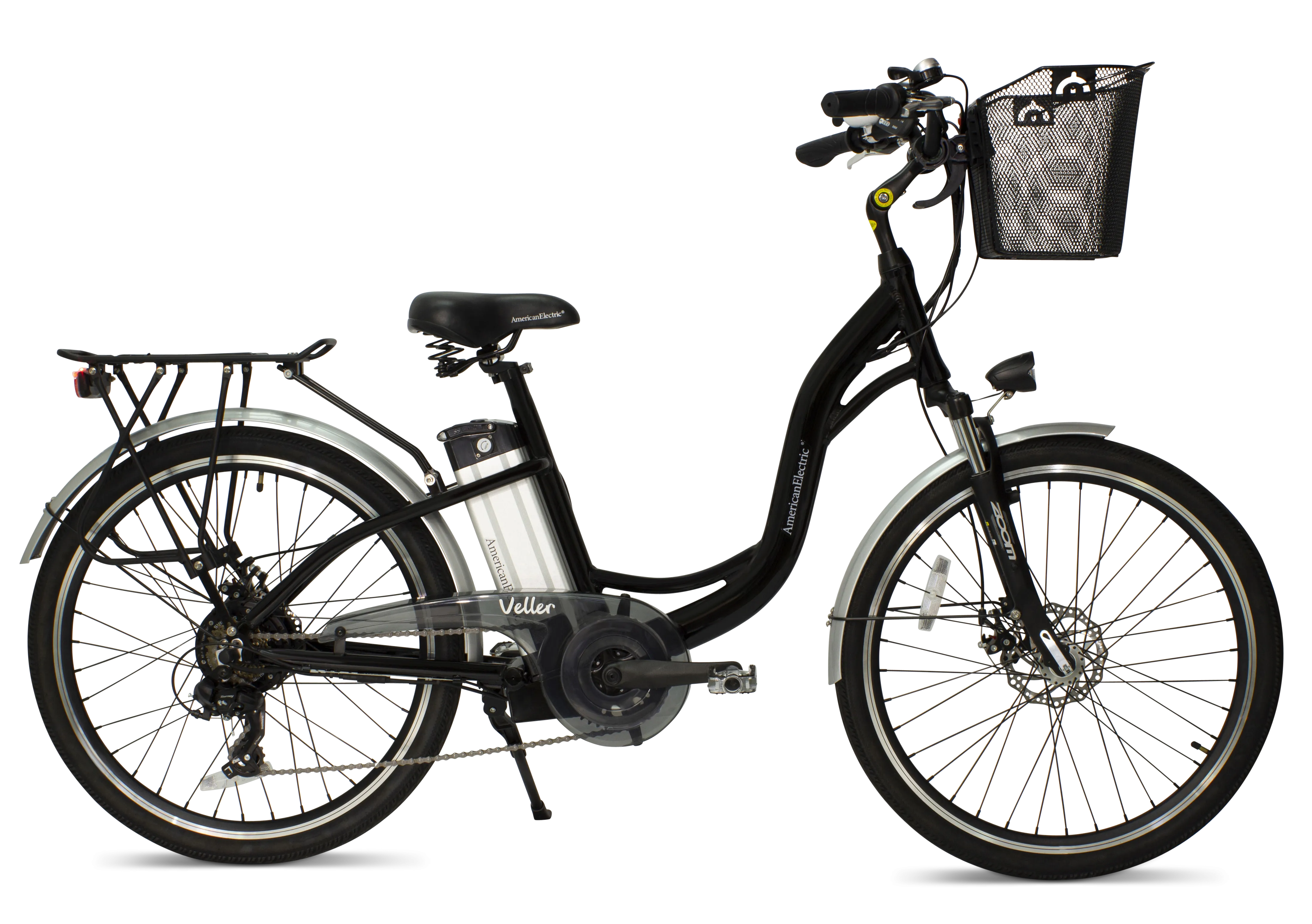 American Electric VELLER Step Thru Cruiser Electric Bike - from DT Scooters