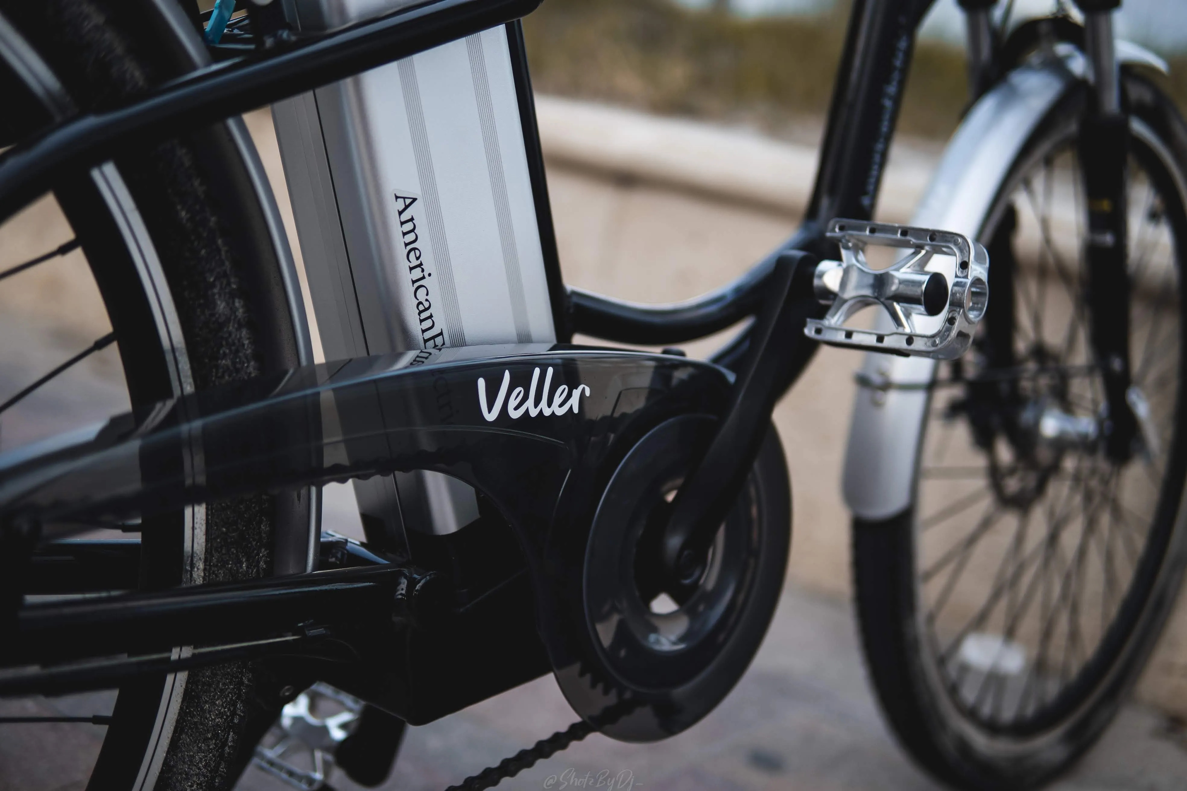 American Electric VELLER Step Thru Cruiser Electric Bike - from DT Scooters