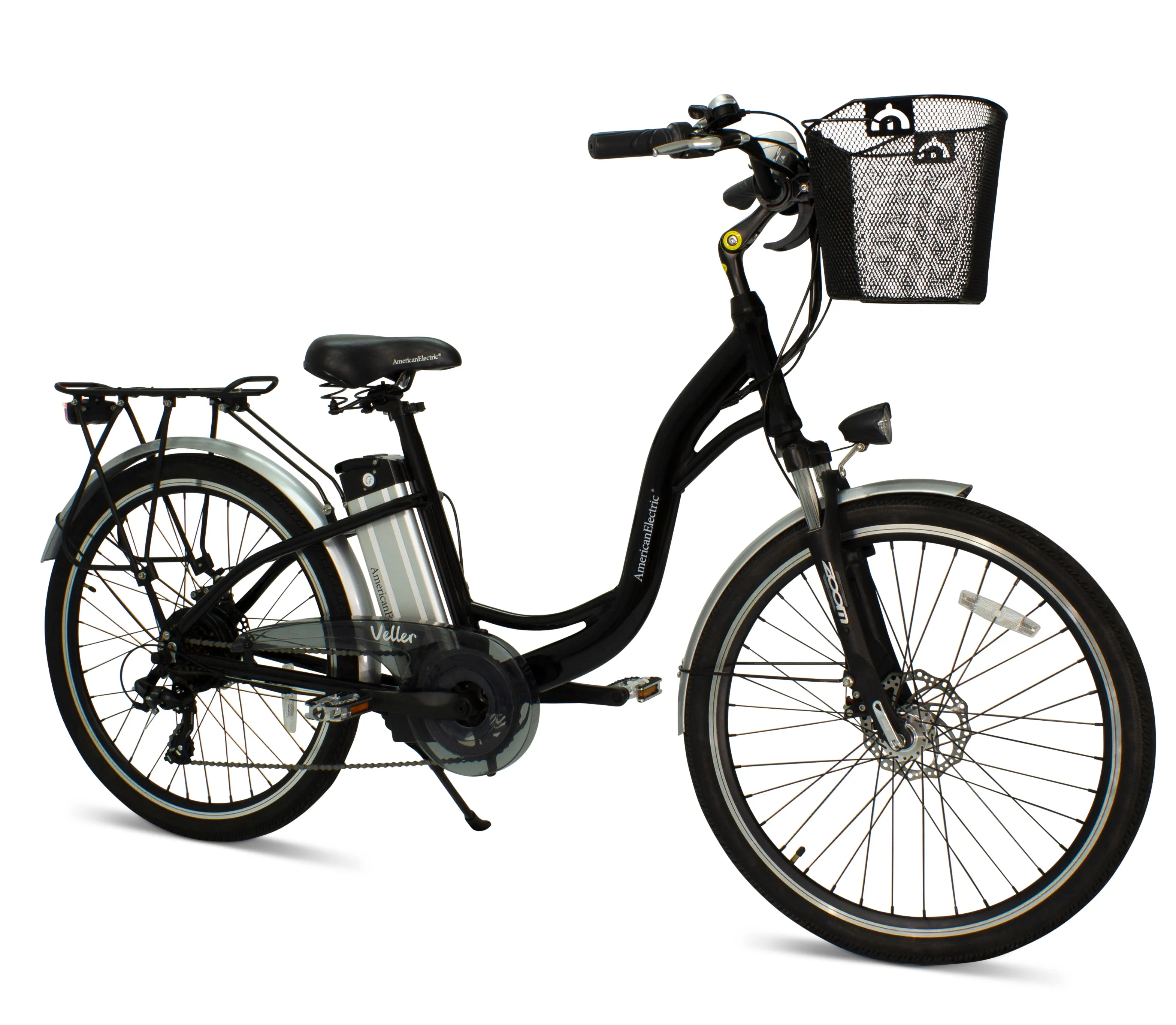 American Electric VELLER Step Thru Cruiser Electric Bike - from DT Scooters