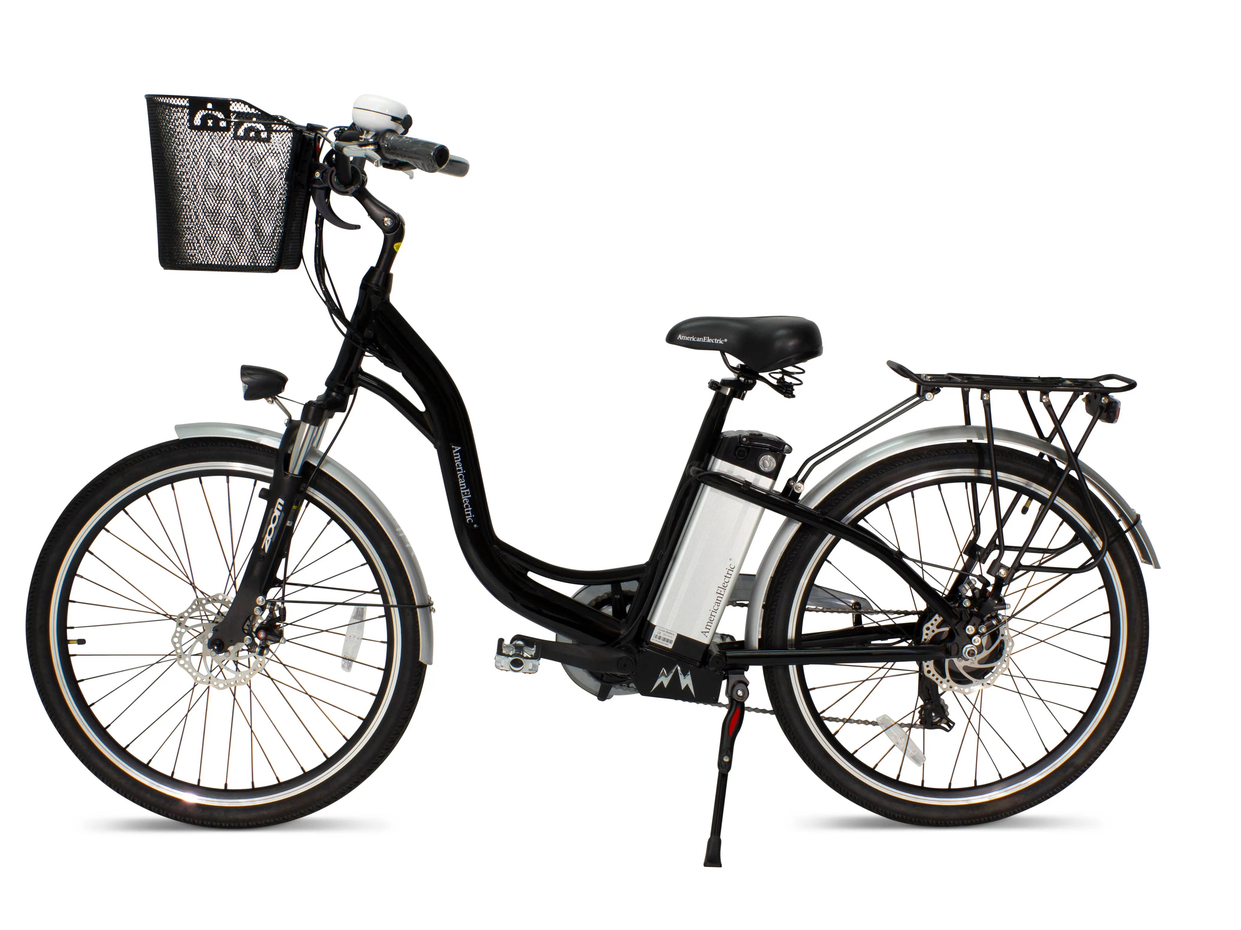 American Electric VELLER Step Thru Cruiser Electric Bike - from DT Scooters