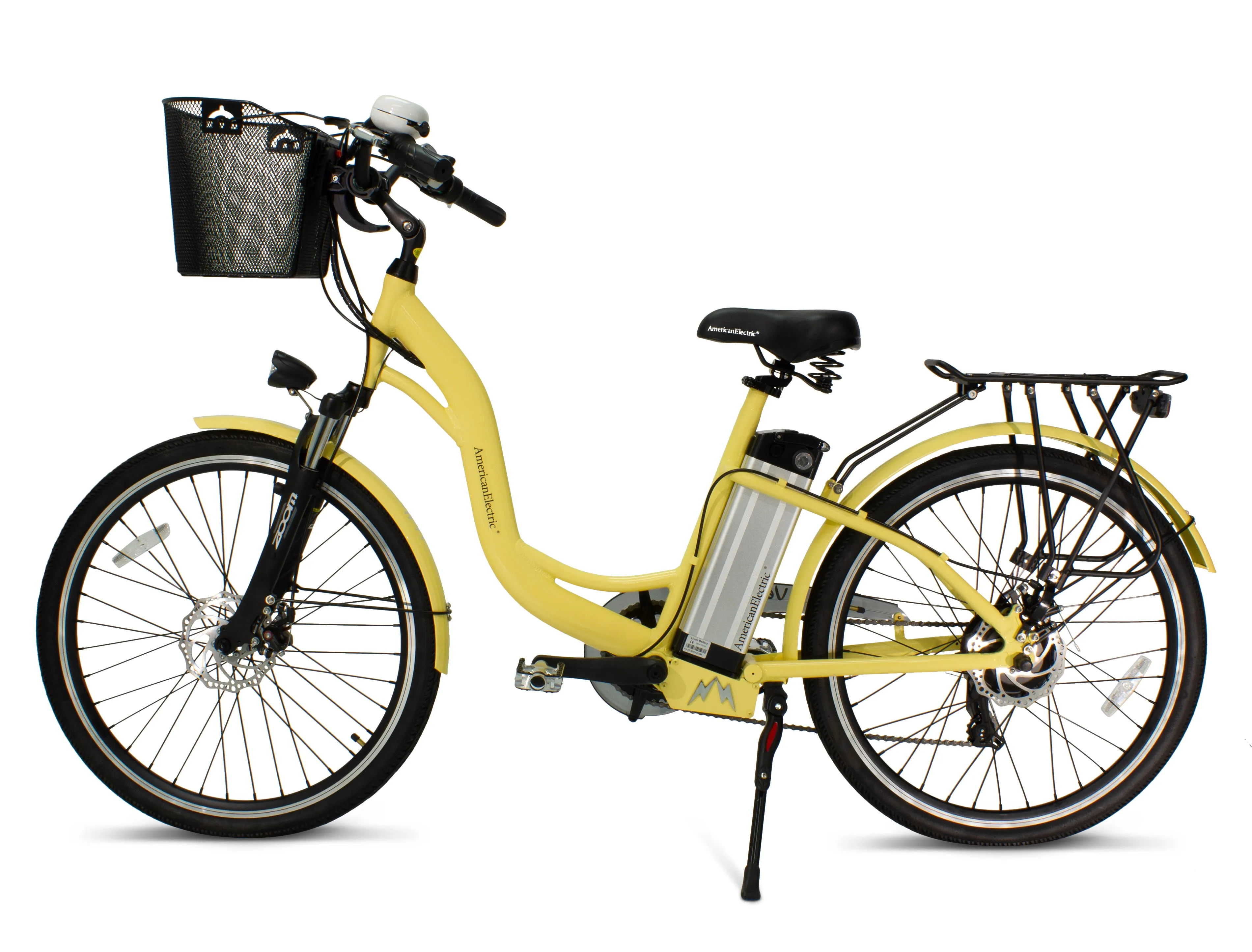 American Electric VELLER Step Thru Cruiser Electric Bike - from DT Scooters