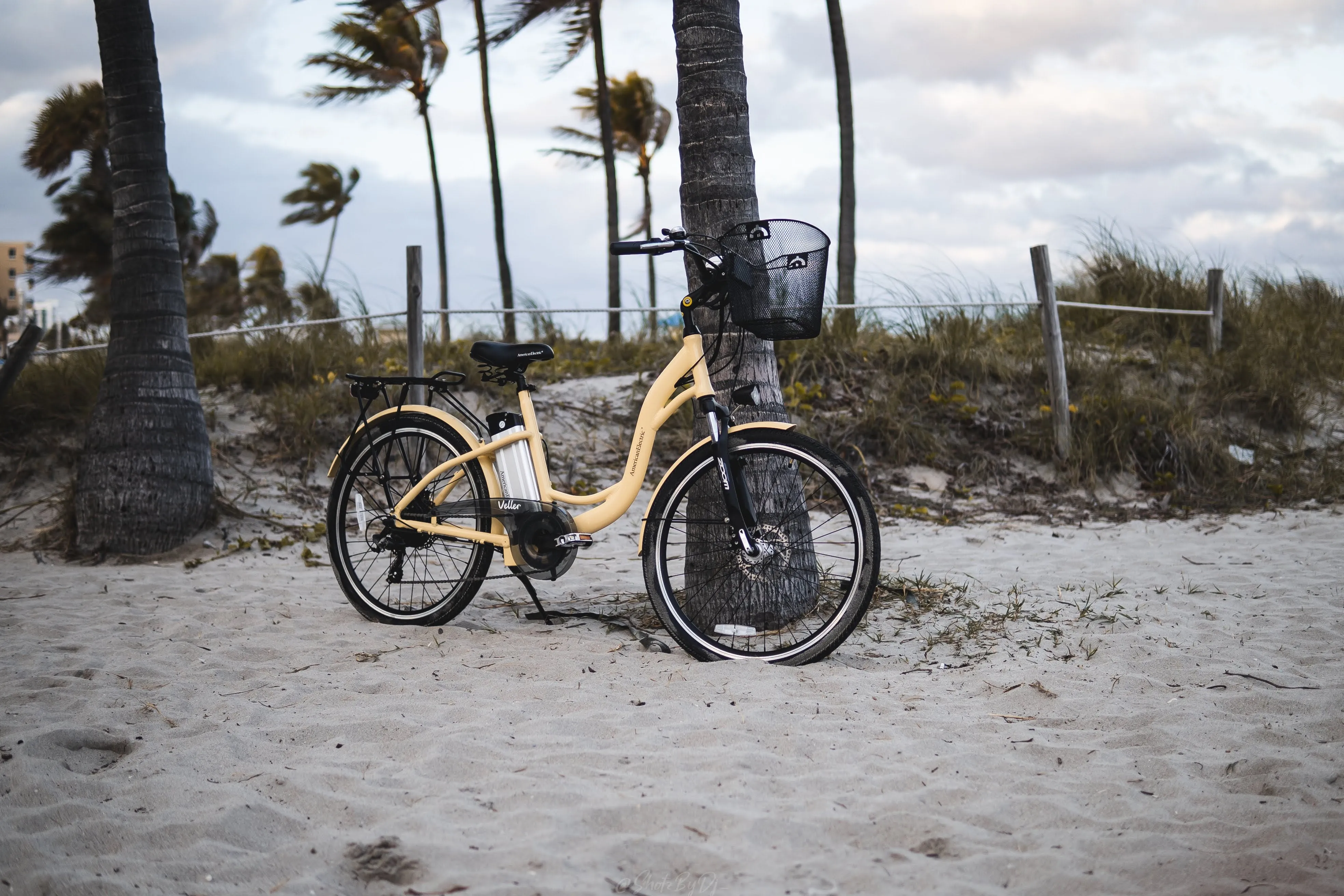 American Electric VELLER Step Thru Cruiser Electric Bike - from DT Scooters