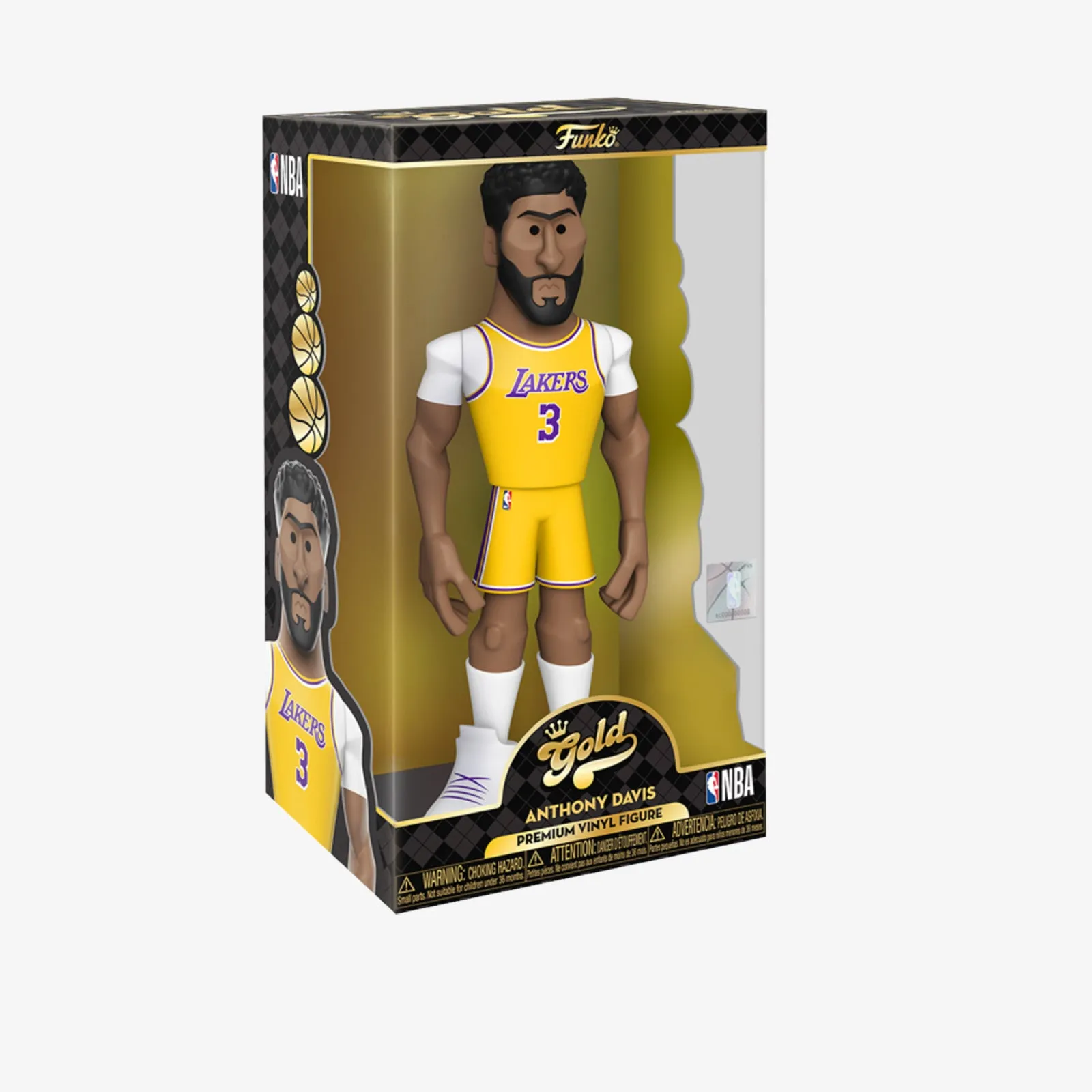 Anthony Davis Los Angeles Lakers NBA 12" Vinyl Gold