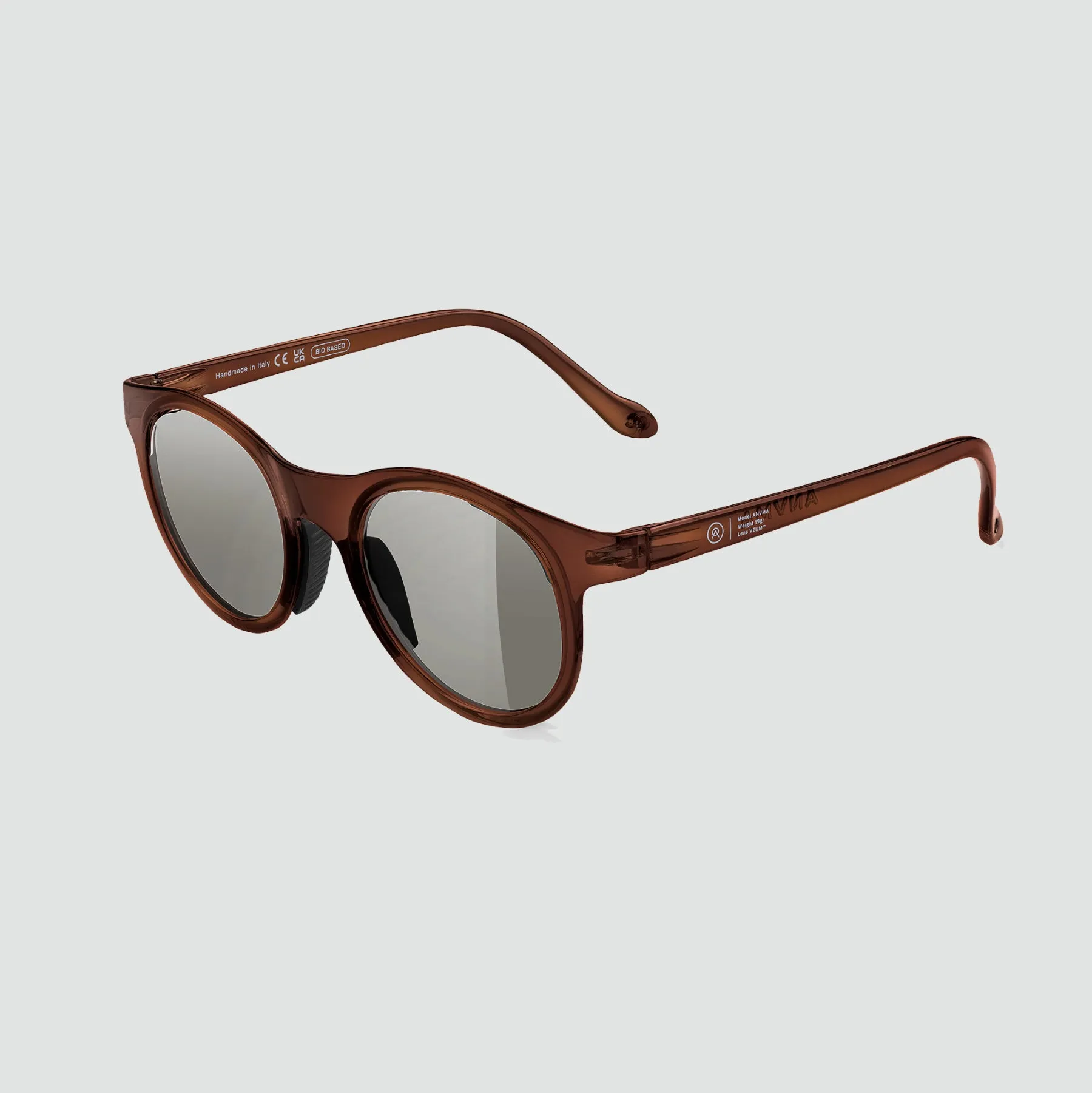 Anvma LEI Sunglasses - Brown Glossy VZUM™ F-Lens RKT