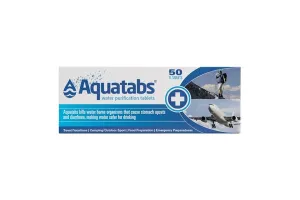 Aquatabs Water Purify 50 tabs RAD