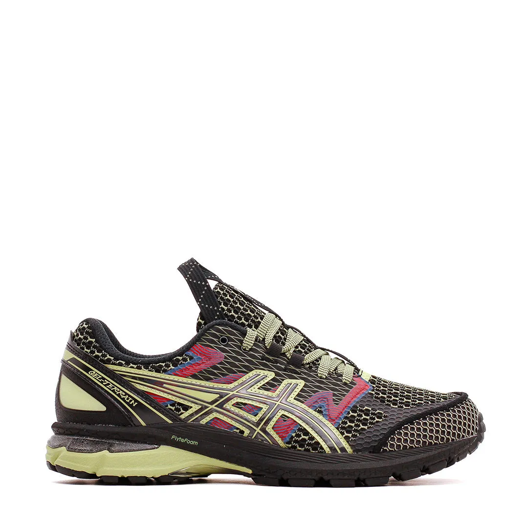 Asics Men US4-S Gel-Terrain Black Neon Lime 1203A394-001