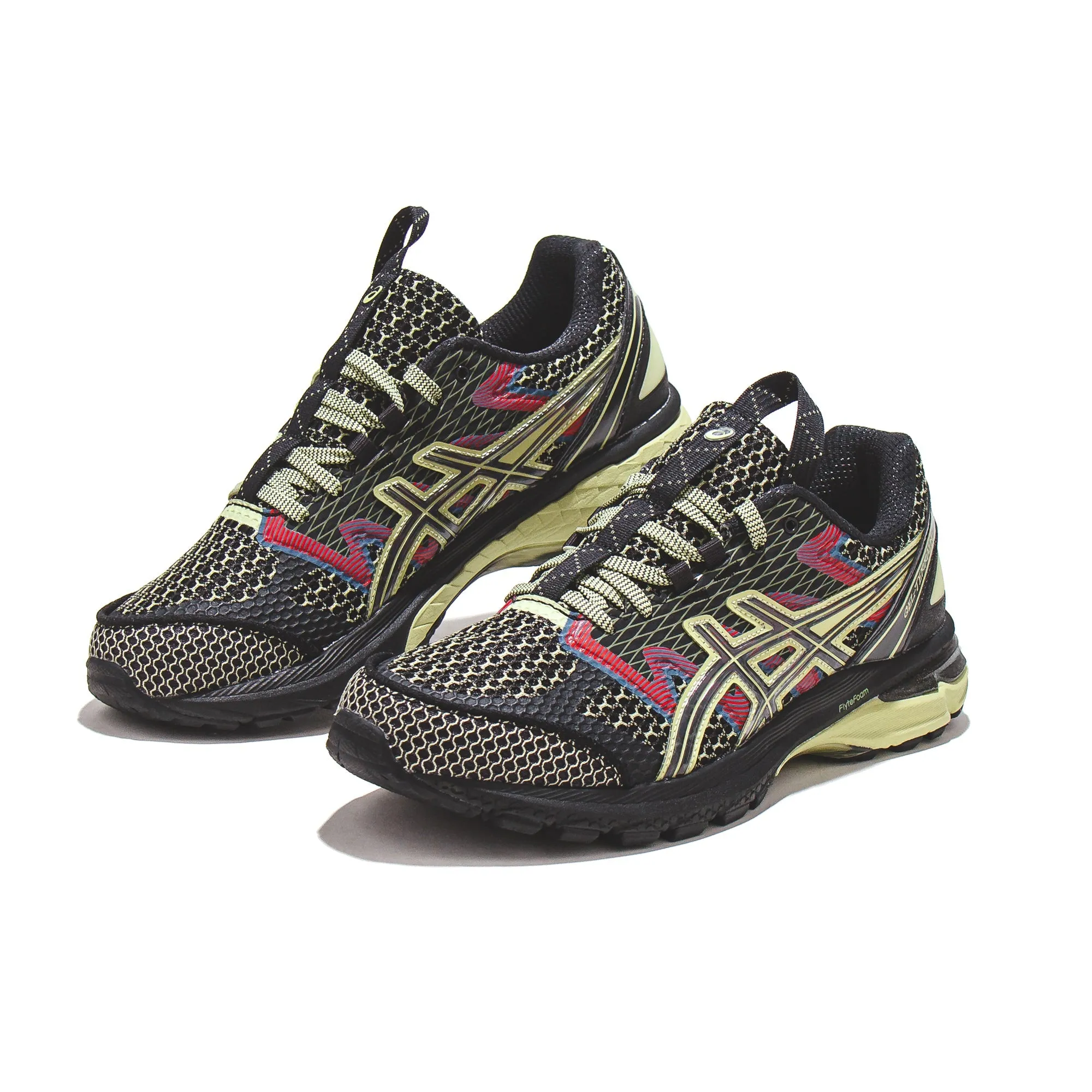 Asics Men US4-S Gel-Terrain Black Neon Lime 1203A394-001