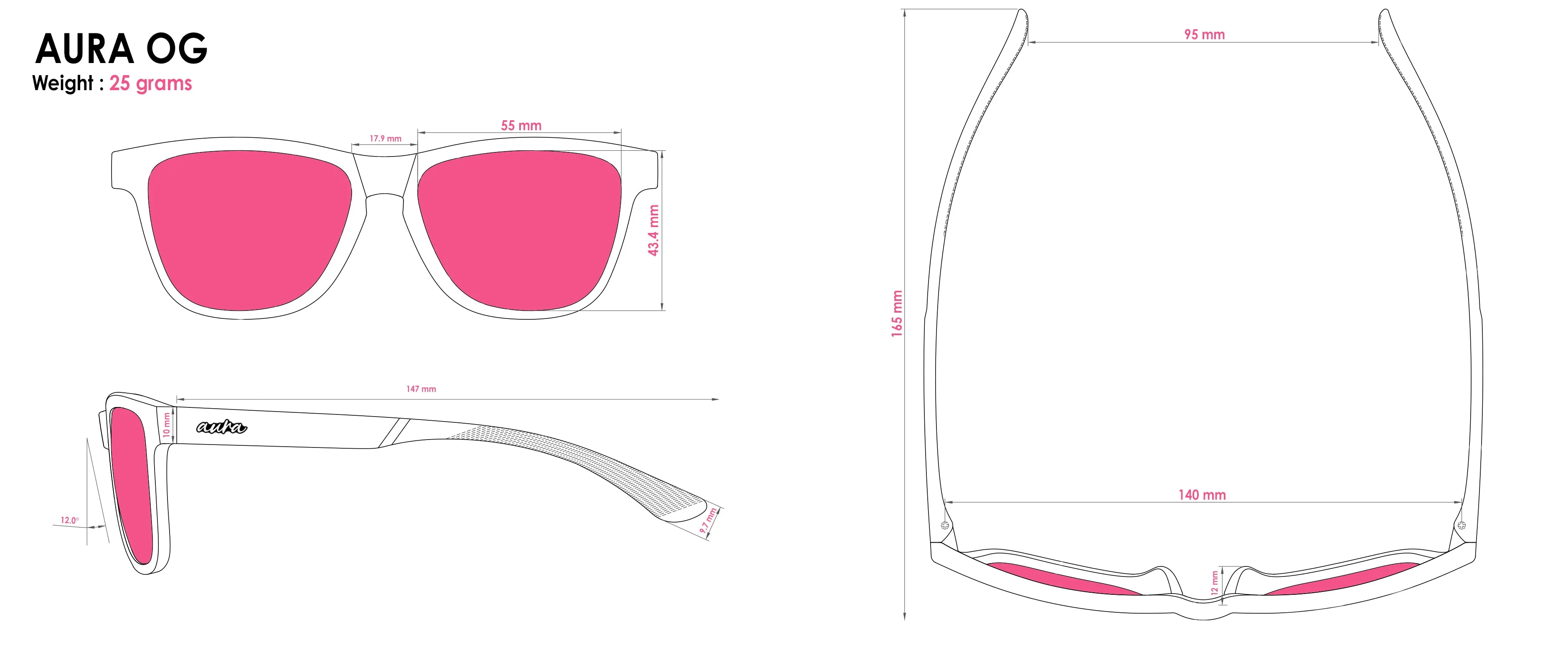 Aura Shades PLAYING IT SAFE Sunglasses