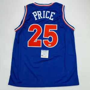Autographed/Signed Mark Price Cleveland Blue Basketball Jersey PSA COA