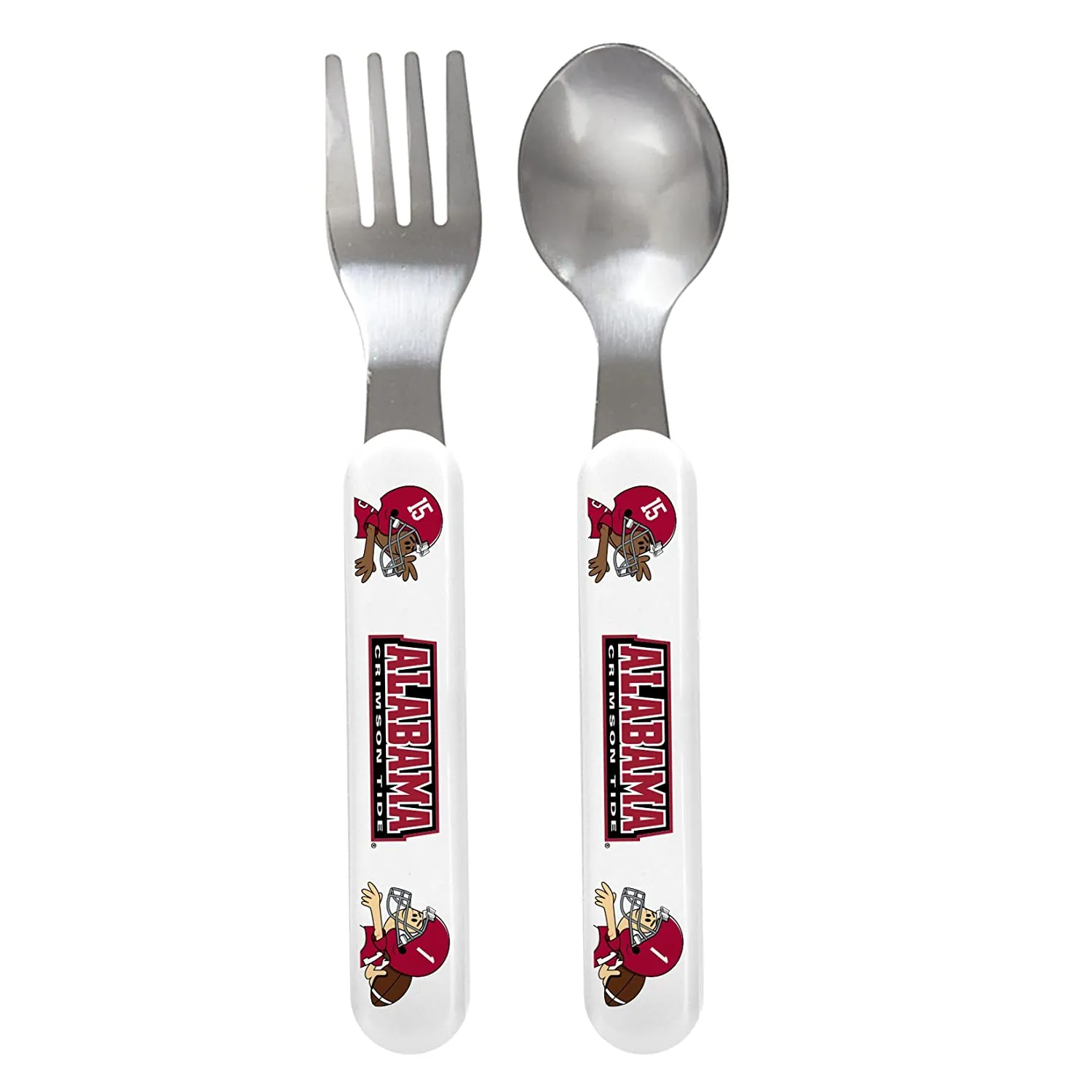 Baby Fanatic Fork and Spoon Toddler Gift Set, University of Alabama