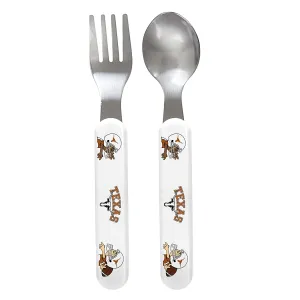 Baby Fanatic Toddler Fork and Spoon Toddler Gift Set, University of Texas