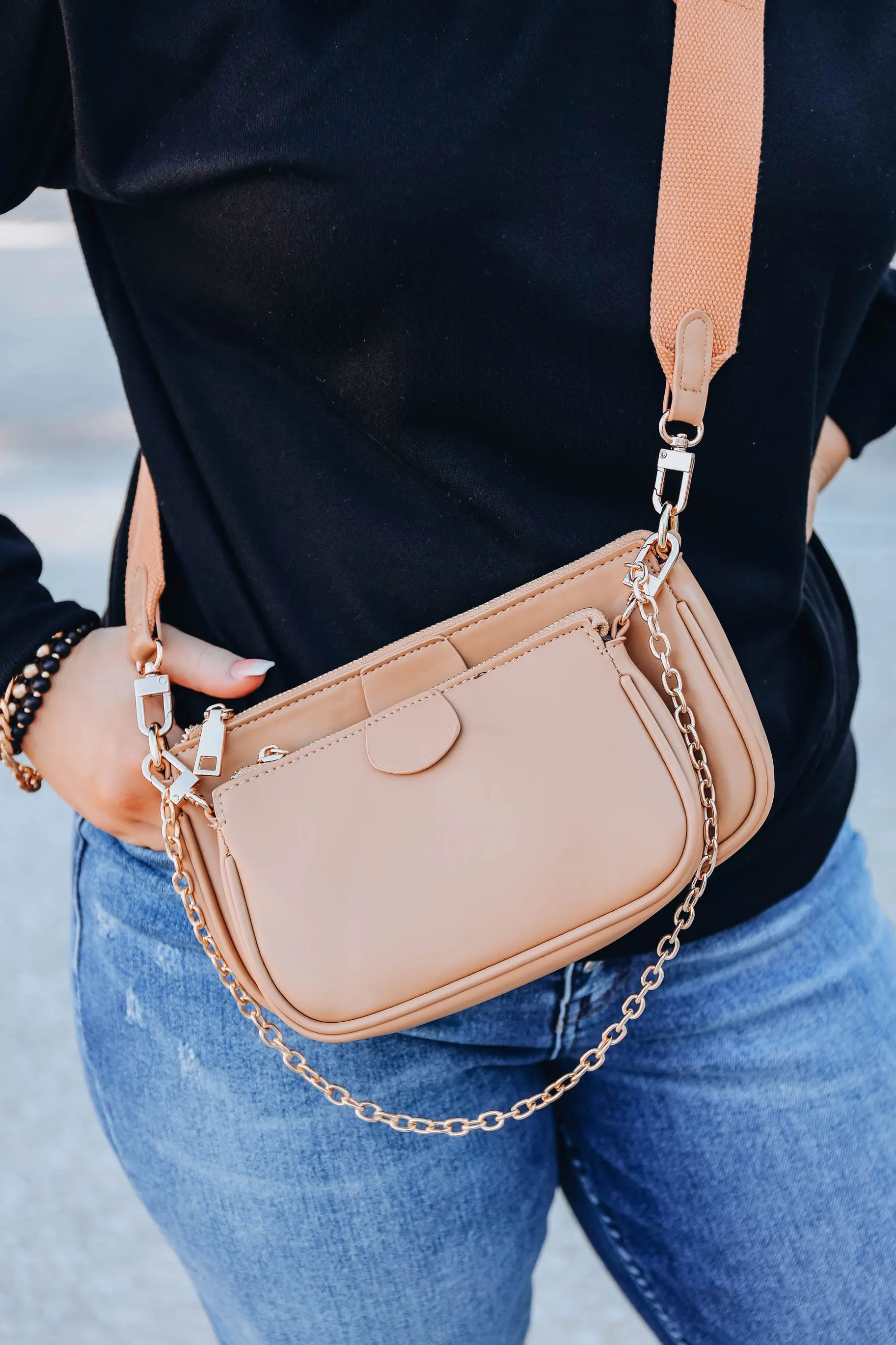 Back on It 3 in 1 Crossbody - Camel