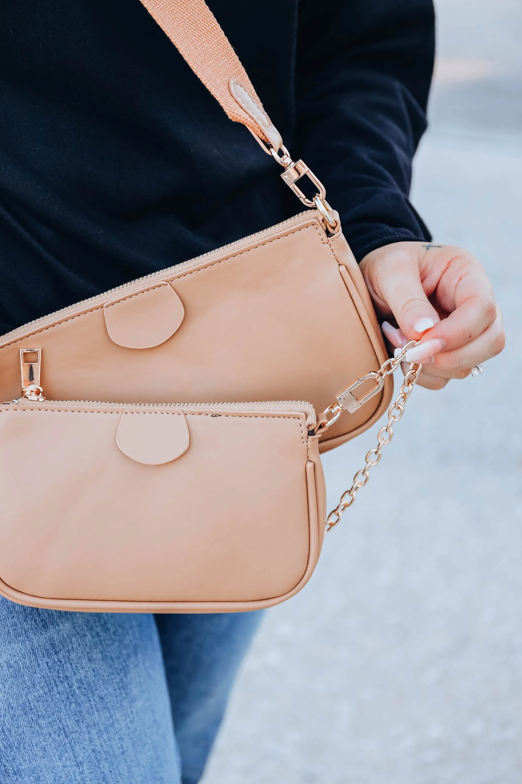Back on It 3 in 1 Crossbody - Camel