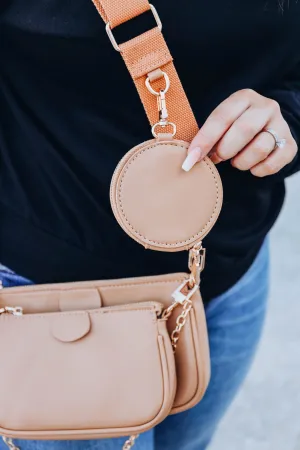 Back on It 3 in 1 Crossbody - Camel