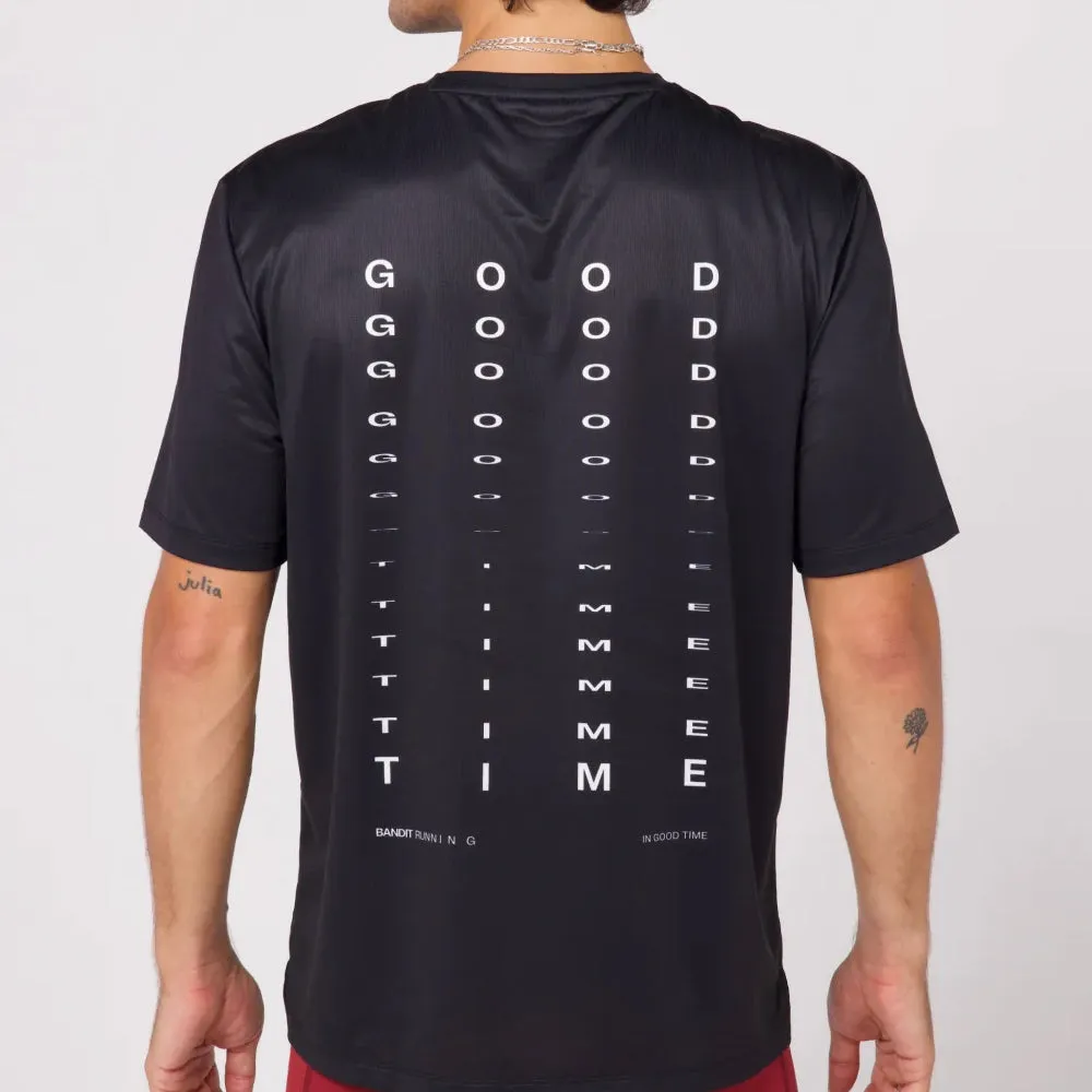 Bandit Running Drift "Good Times" Performance Tee - Black