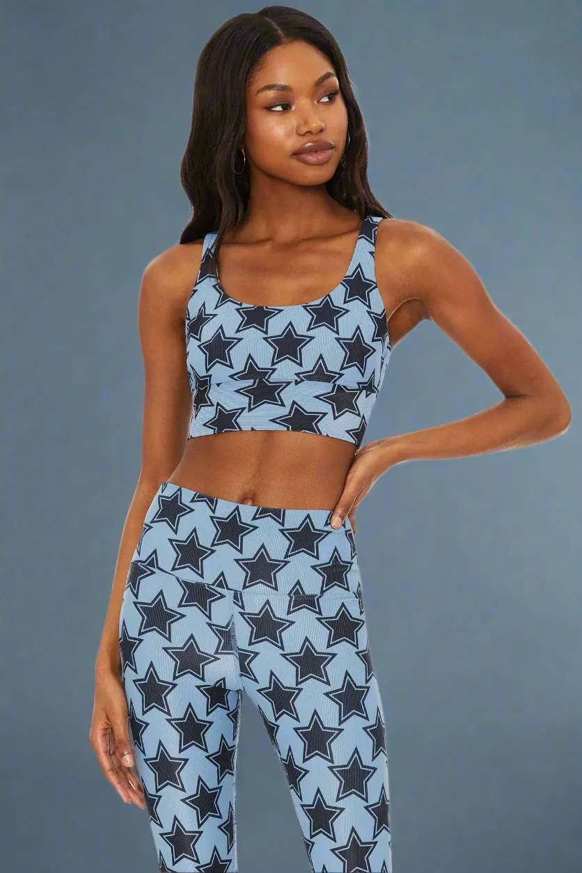 Beach Riot Leah Disco Star Gym Crop Top