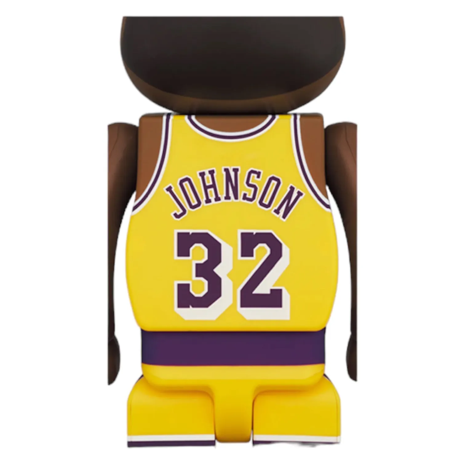 Bearbrick NBA Magic Johnson Set - Yellow & Purple Collectible 100% & 400% Set