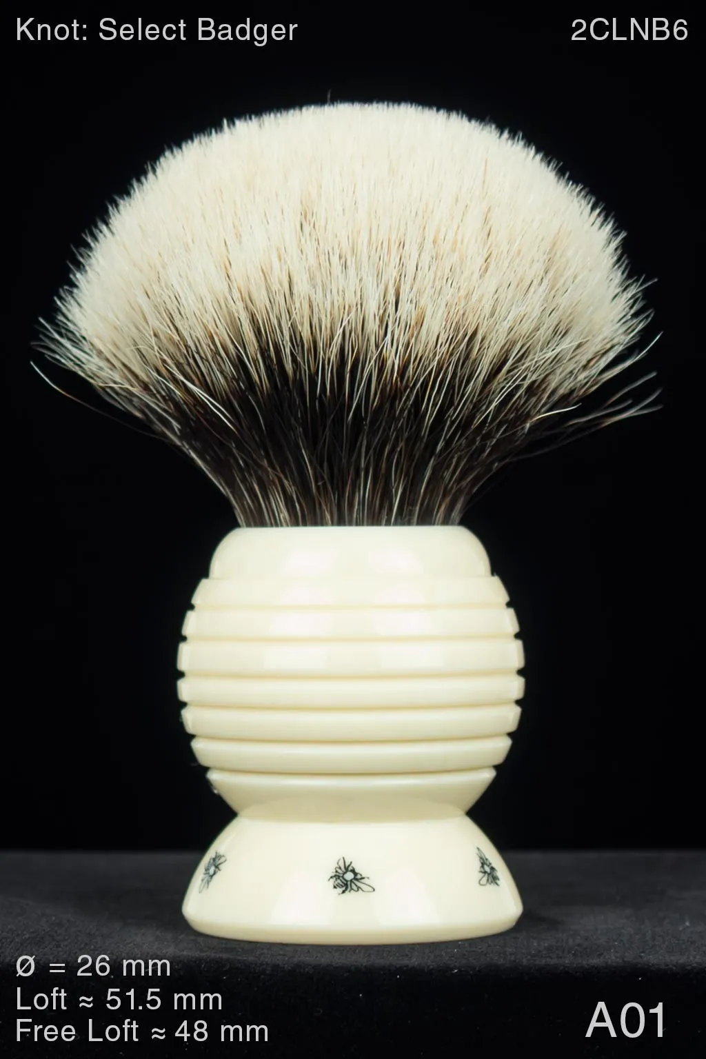 Beehive 26 mm Ivory