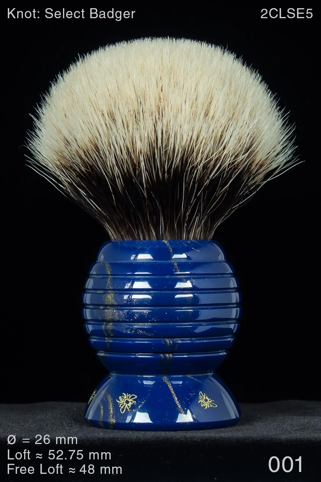 Beehive 26 mm Lapis Lazuli