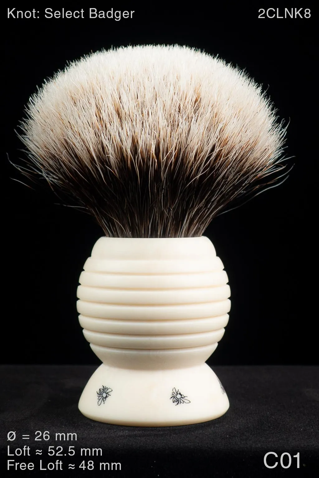 Beehive 26 mm Satin Ivory