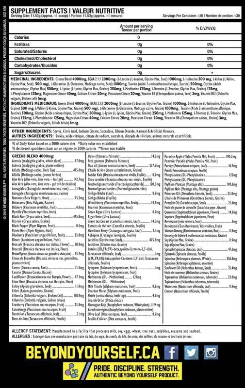 Beyond GREAANS 346g - 30 Servings