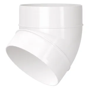 Blauberg Plastic Circular 45 Degree Bend - 100mm